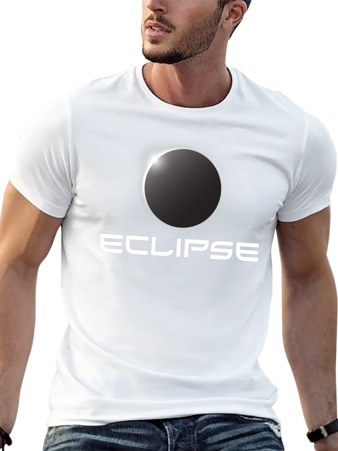 Eclipse Graphic Tee - Dark Mode Cool