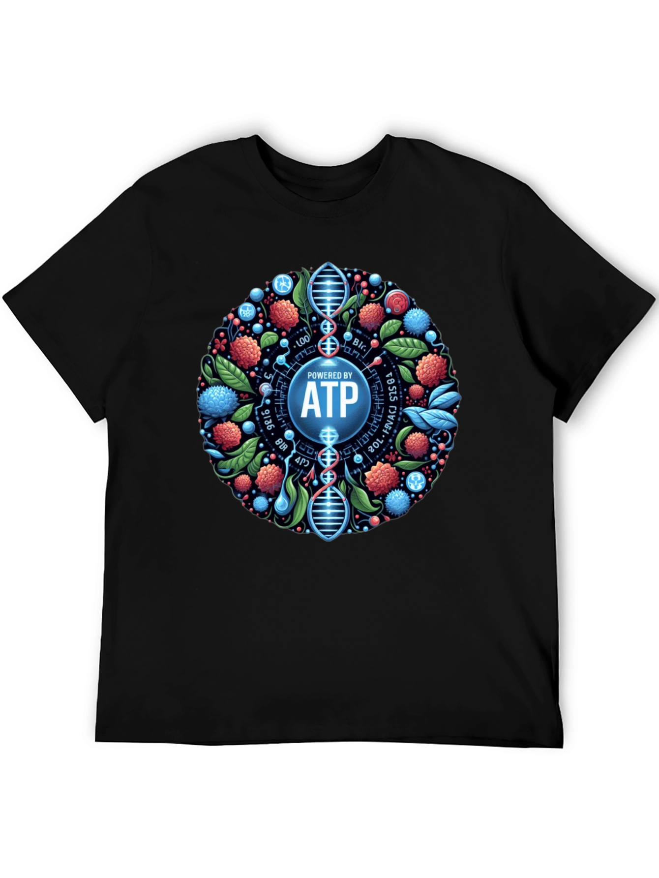 Powered By ATP Graphic T-Shirt - Science Design