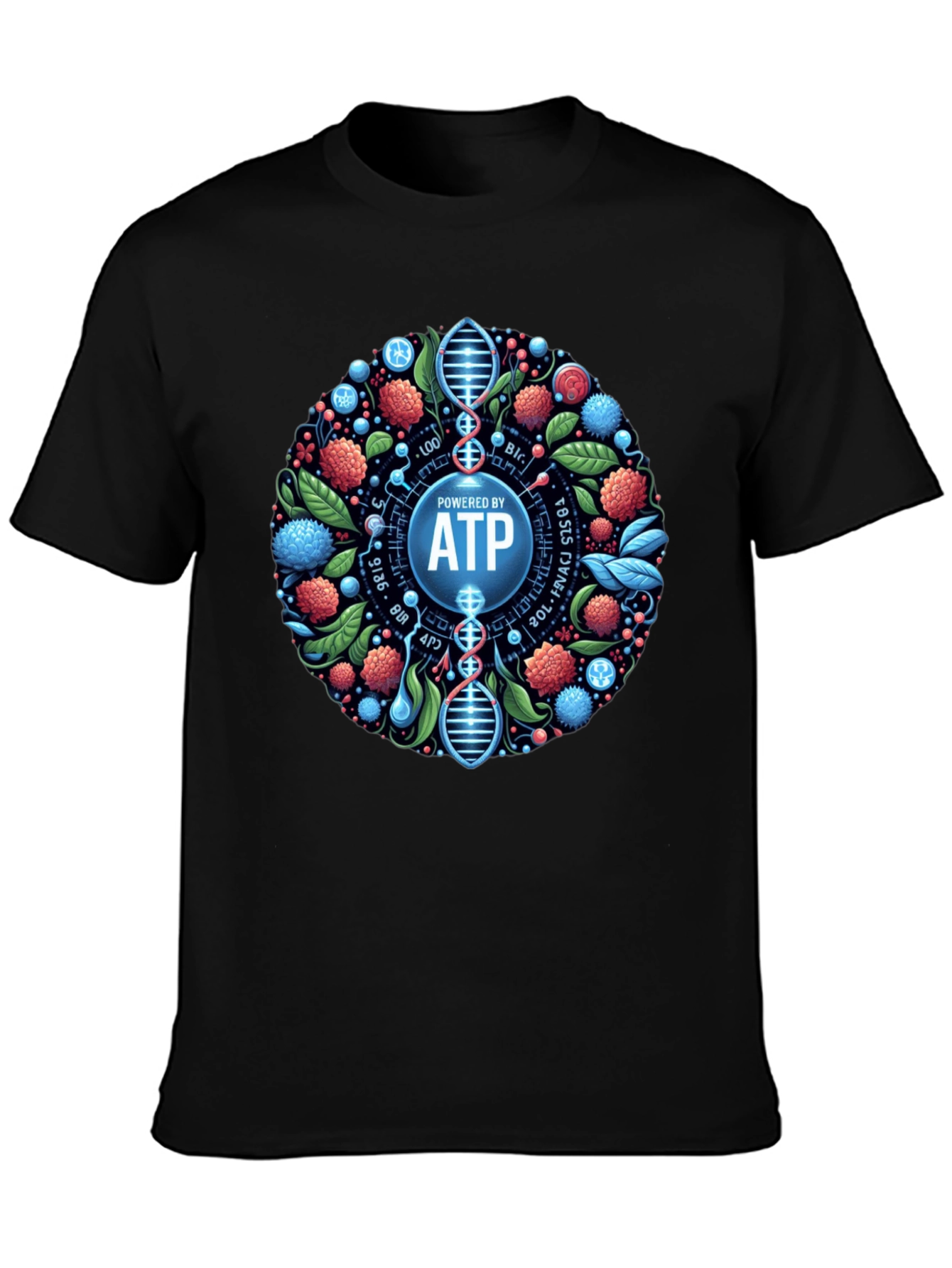 Powered By ATP Graphic T-Shirt - Science Design