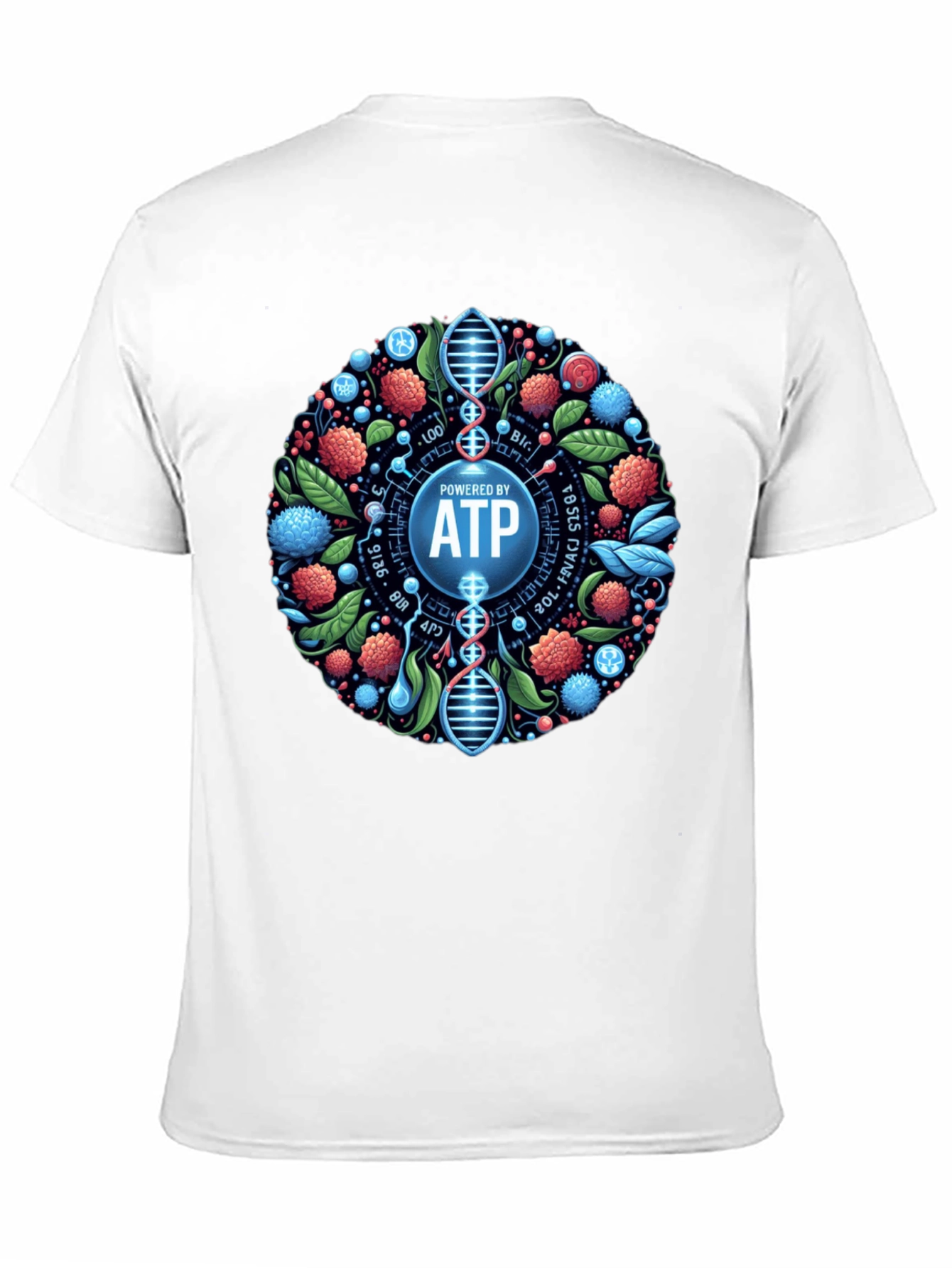 Powered By ATP Graphic T-Shirt - Science Design