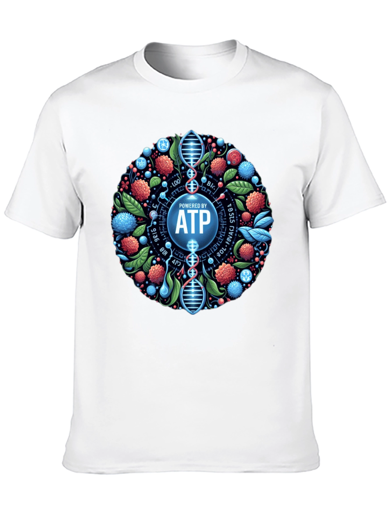 Powered By ATP Graphic T-Shirt - Science Design