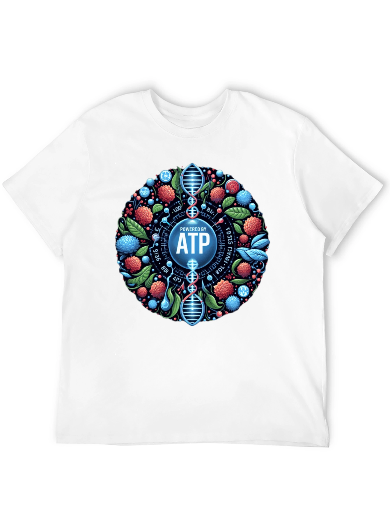 Powered By ATP Graphic T-Shirt - Science Design
