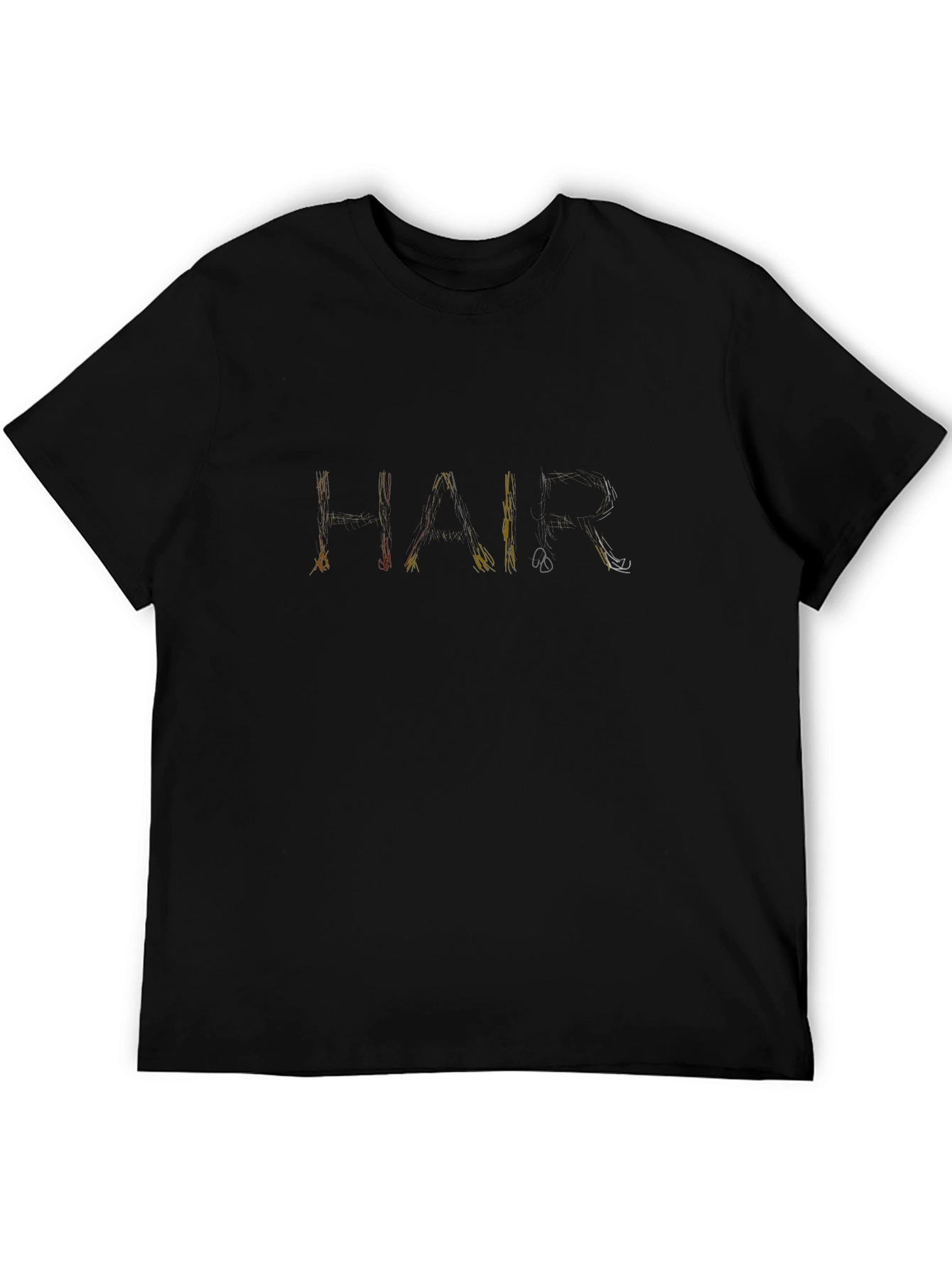 HAIR Graphic Black T-Shirt