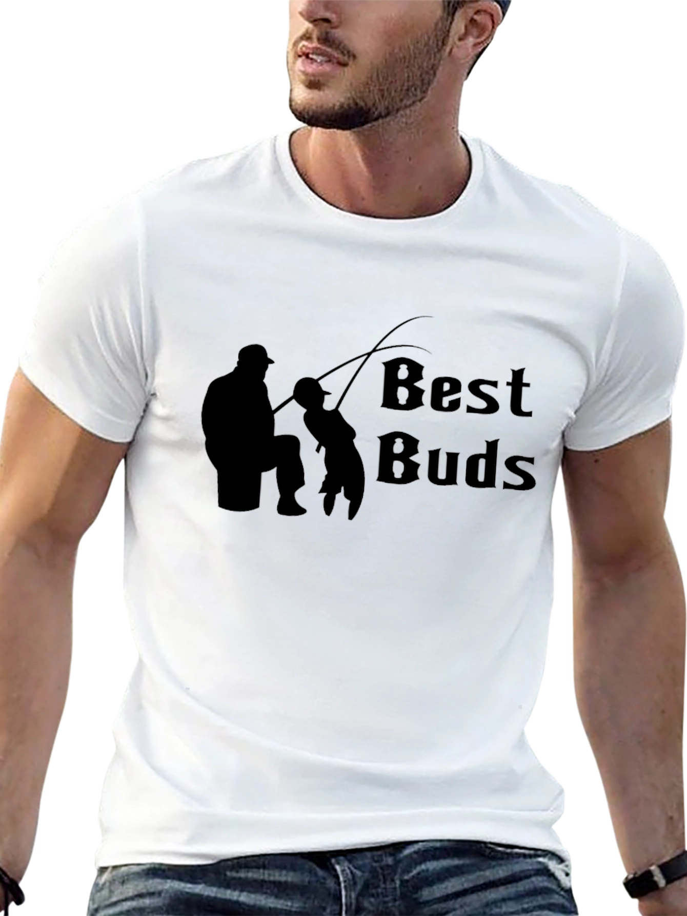 Best Buds Fishing Graphic Tee