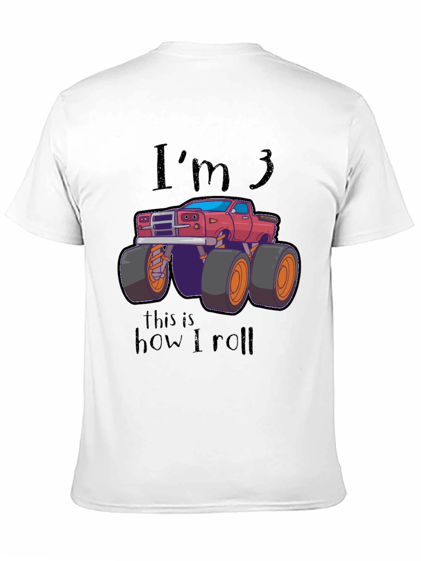 Im 3 Monster Truck Birthday T-Shirt