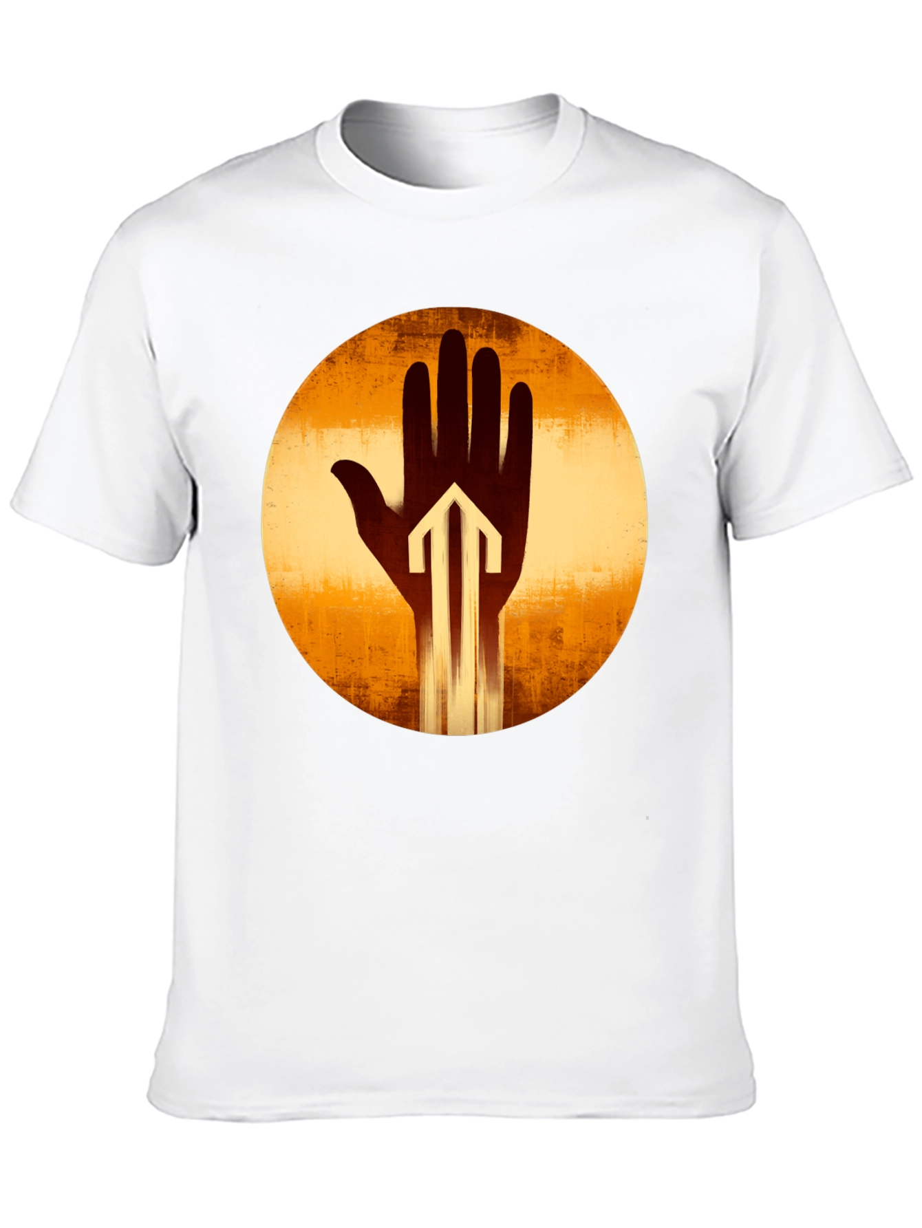 Symbolic Hand Graphic Print Tee