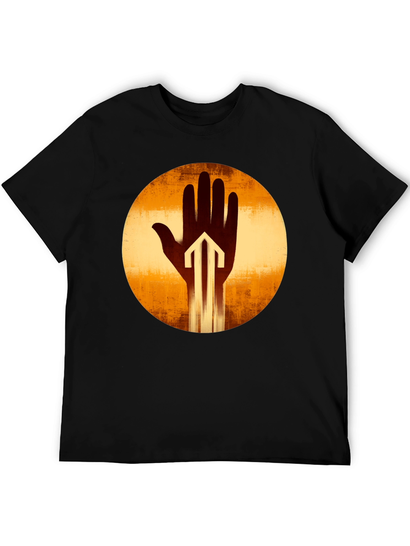 Symbolic Hand Graphic Print Tee