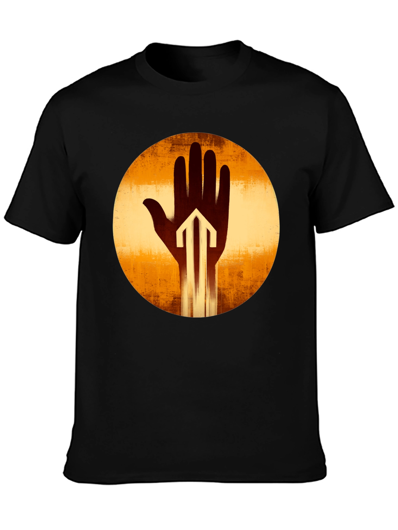 Symbolic Hand Graphic Print Tee