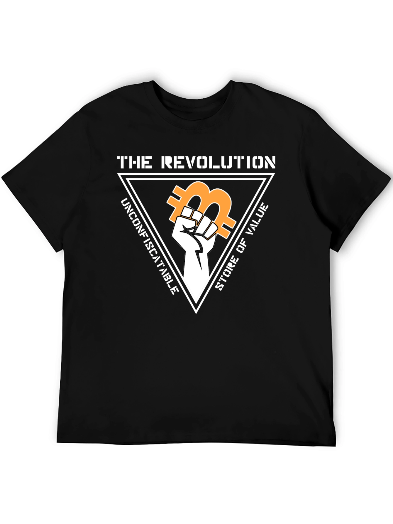 Bitcoin Revolution T-Shirt - Crypto Unconfiscatable Value Tee