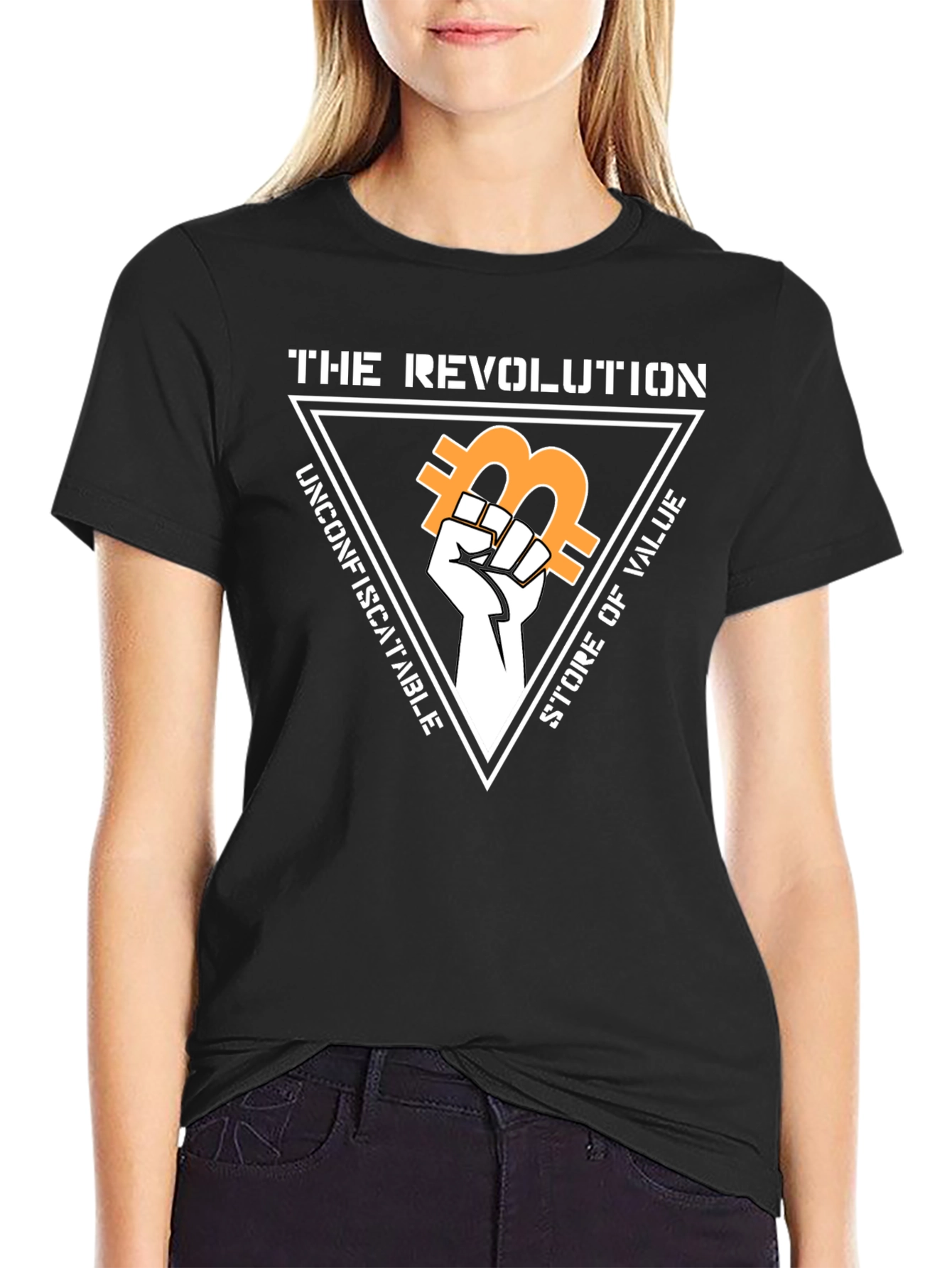 Bitcoin Revolution T-Shirt - Crypto Unconfiscatable Value Tee