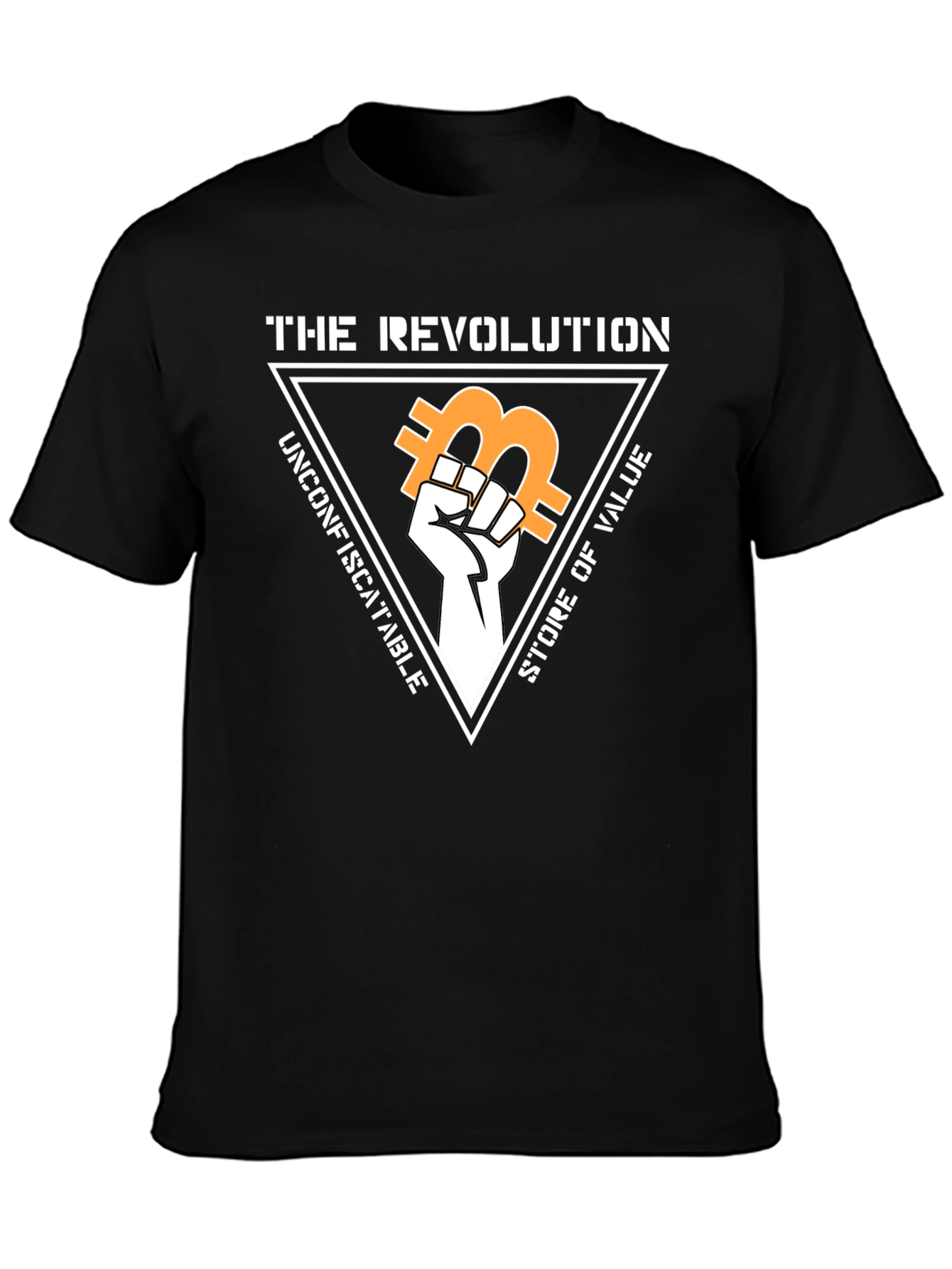 Bitcoin Revolution T-Shirt - Crypto Unconfiscatable Value Tee