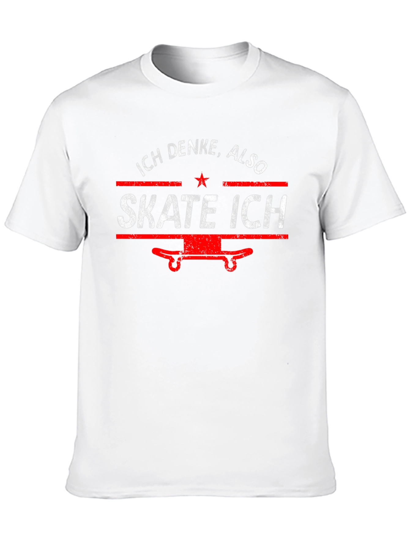 Ich Denke Also Skate Ich T-Shirt