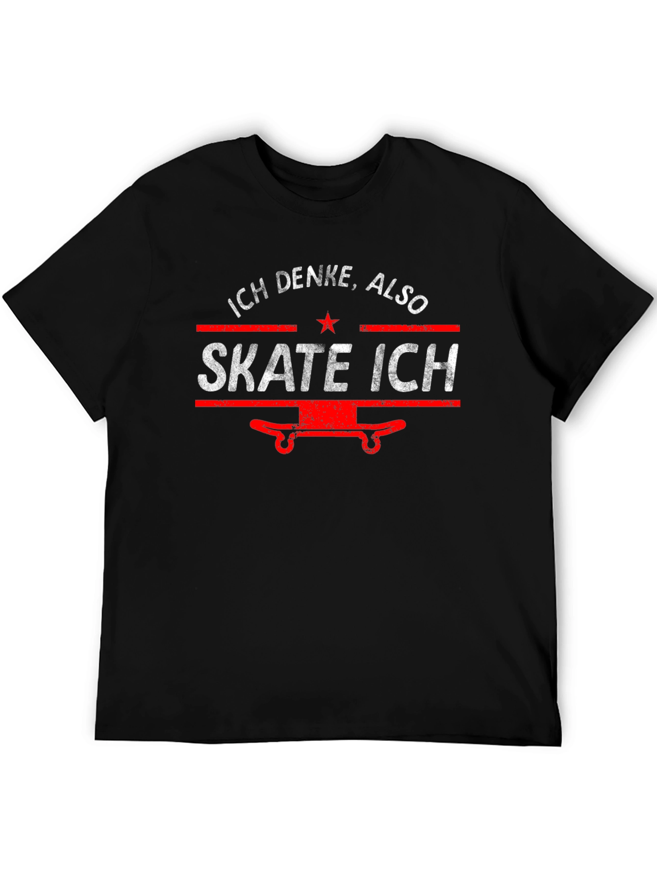 Ich Denke Also Skate Ich T-Shirt