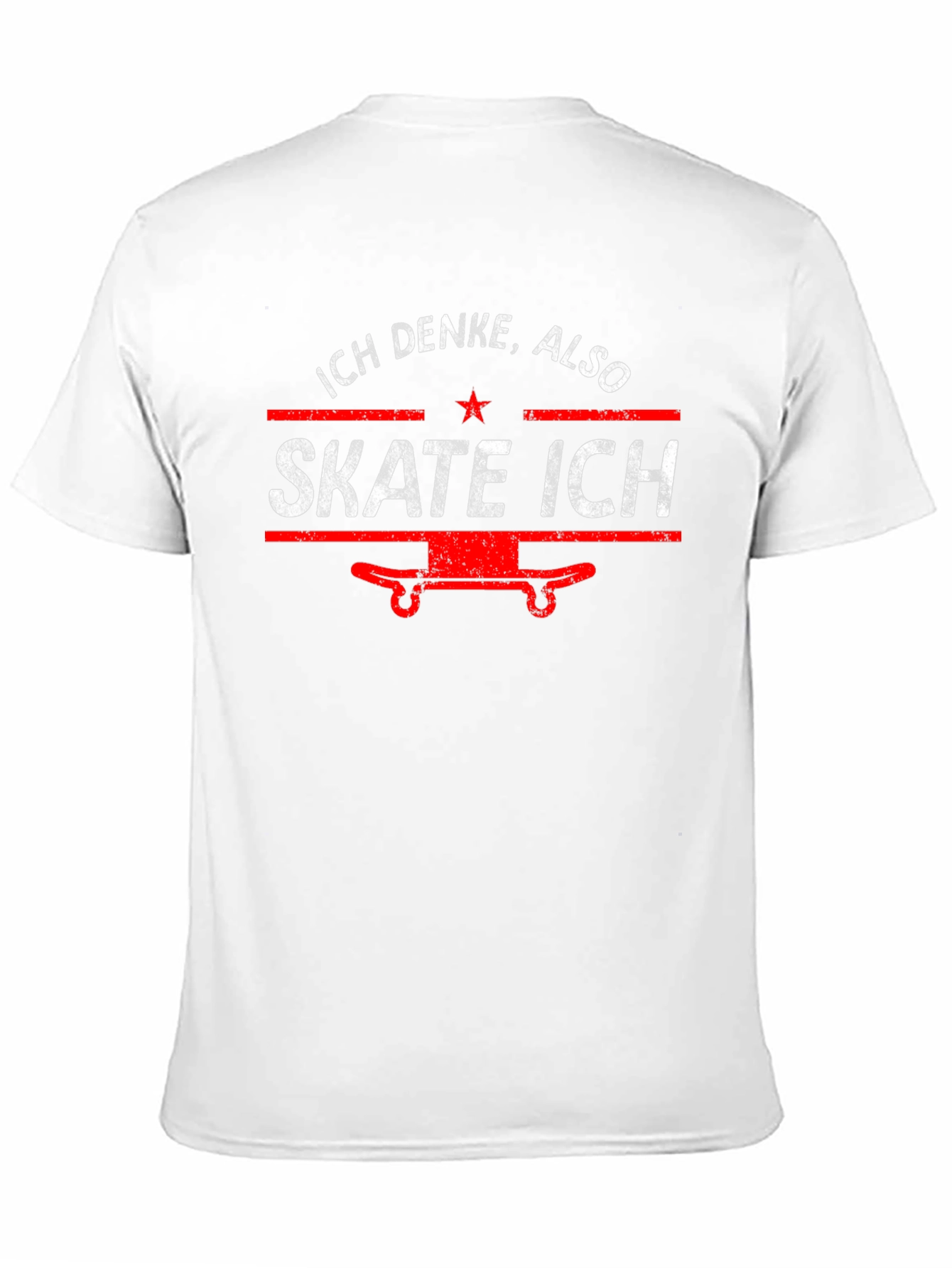 Ich Denke Also Skate Ich T-Shirt