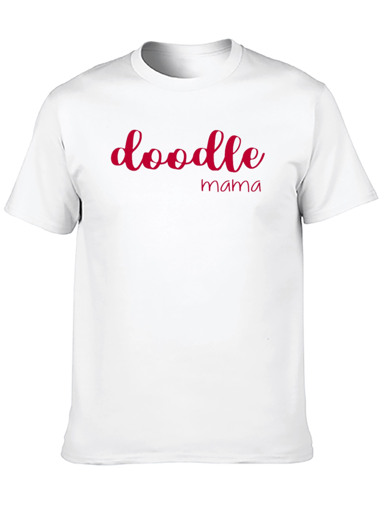 Doodle Mama T-Shirt - Black Crew Neck Tee