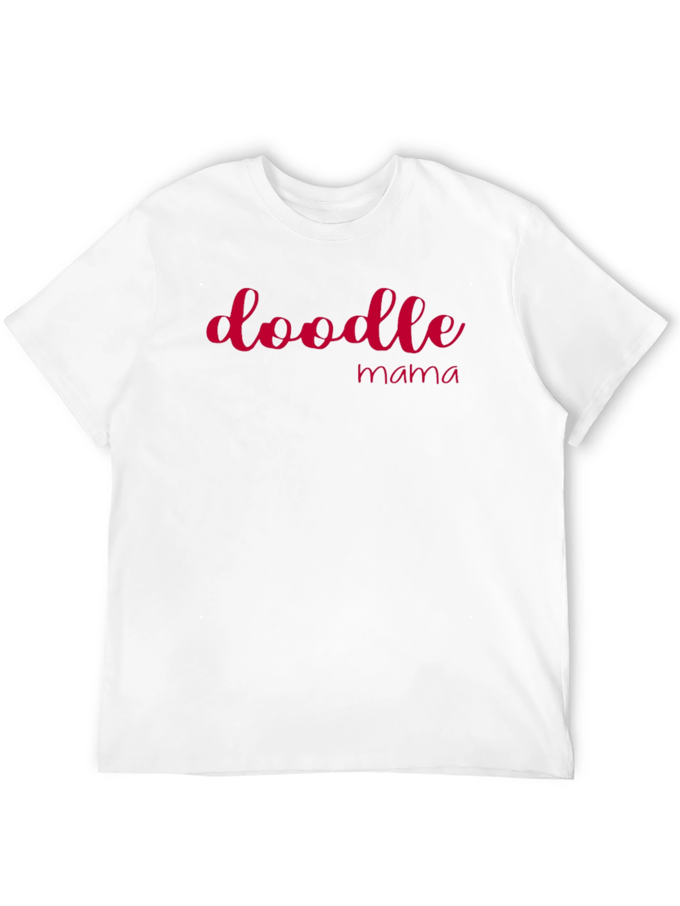 Doodle Mama T-Shirt - Black Crew Neck Tee