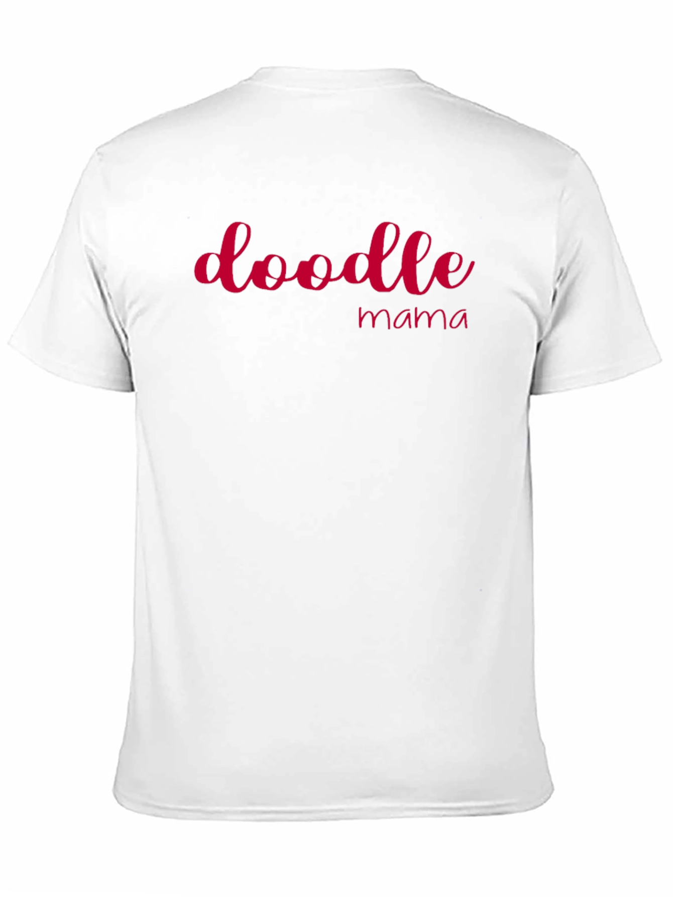 Doodle Mama T-Shirt - Black Crew Neck Tee