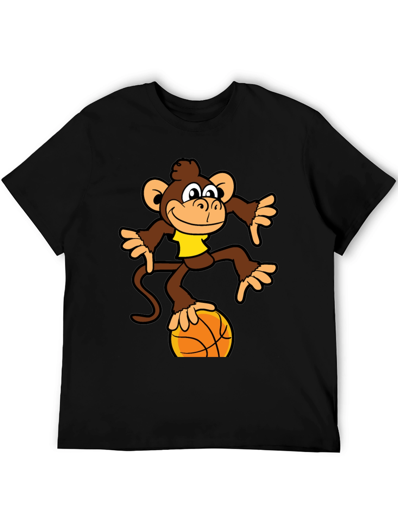 Monkey Balancing on Basketball T-Shirt