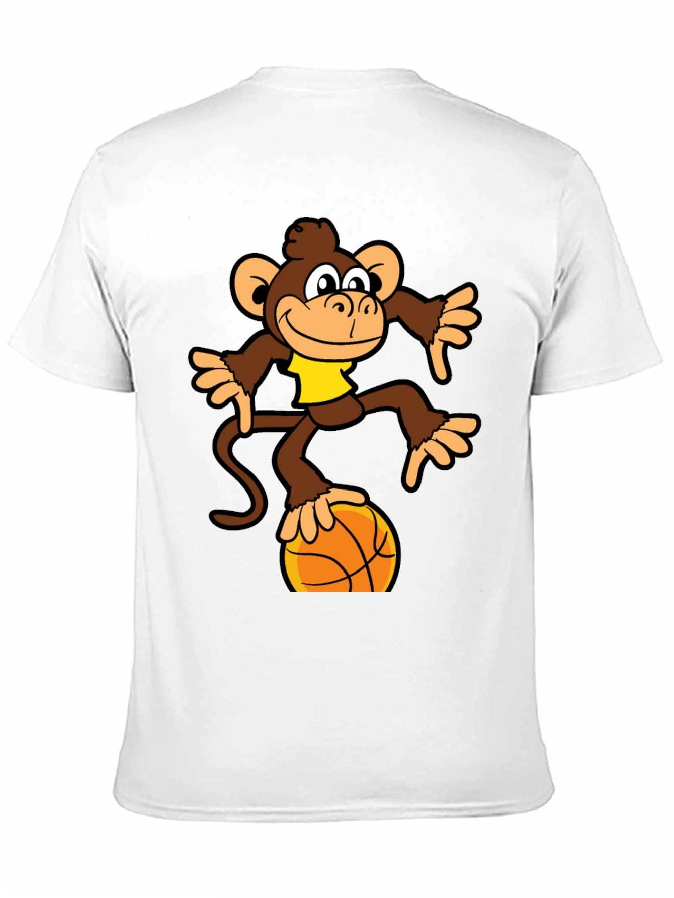 Monkey Balancing on Basketball T-Shirt