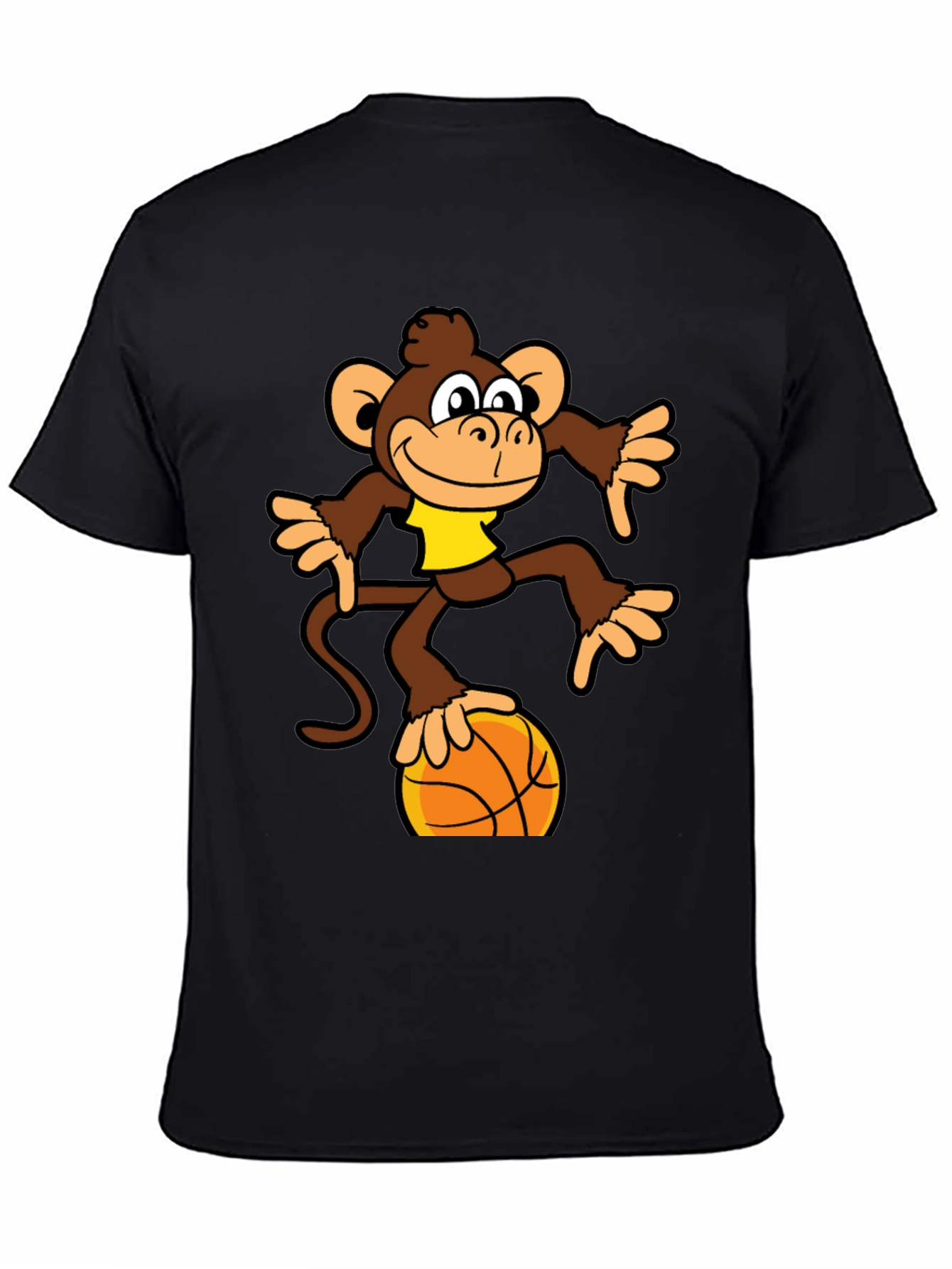 Monkey Balancing on Basketball T-Shirt