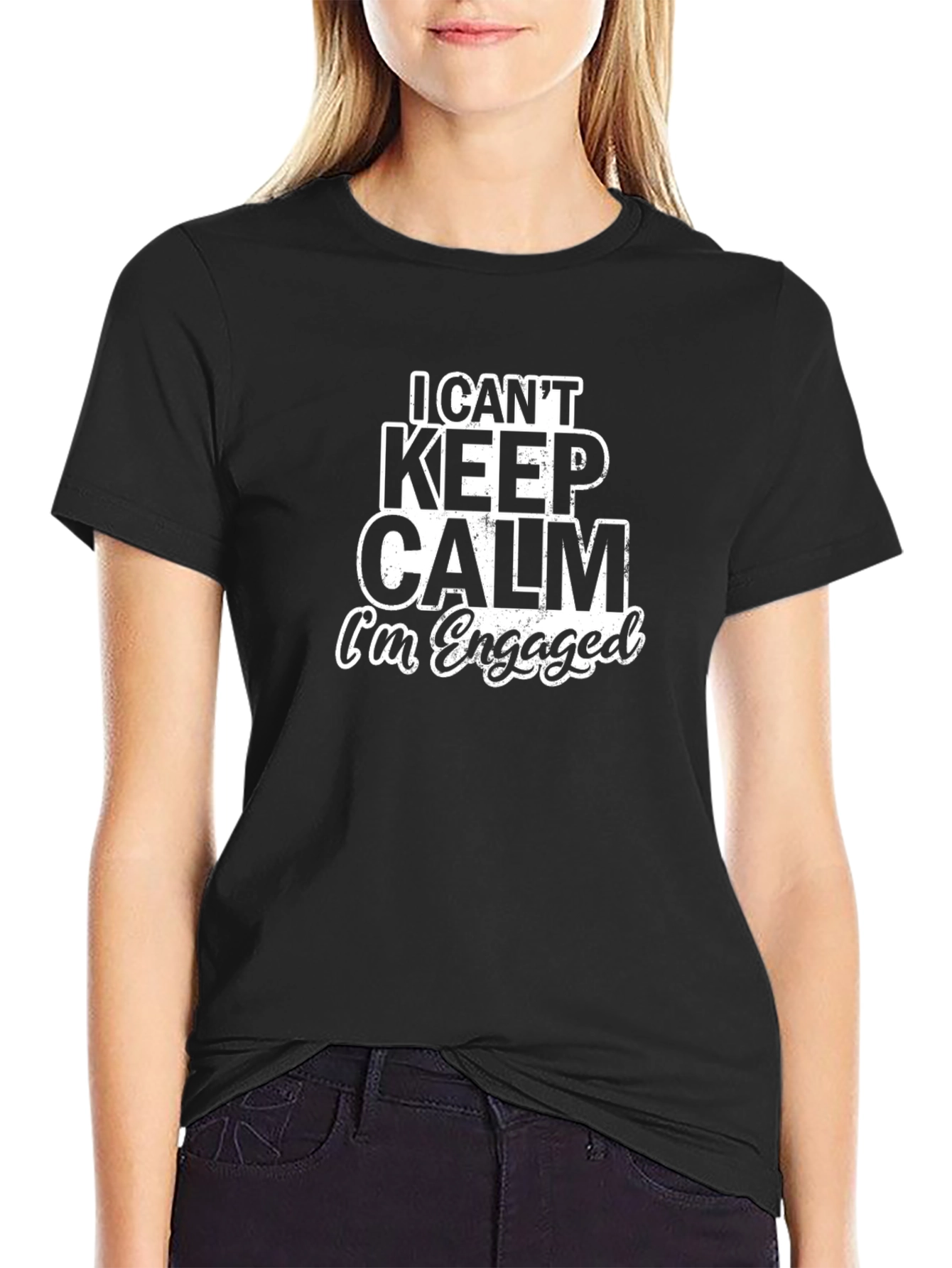 Engaged T-Shirt - I Cant Keep Calm