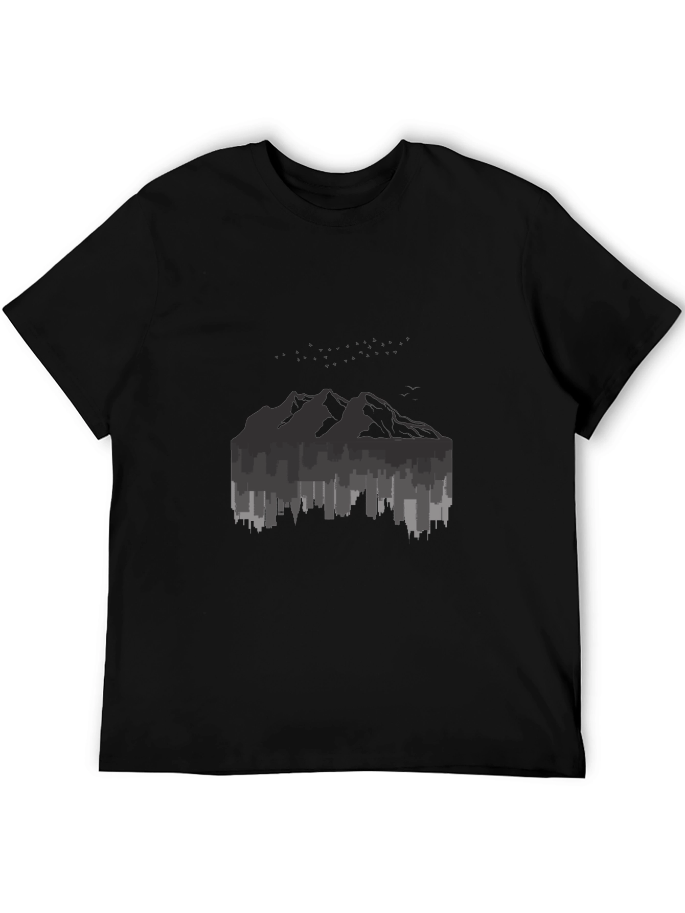 Cityscape Mountain Graphic Tee