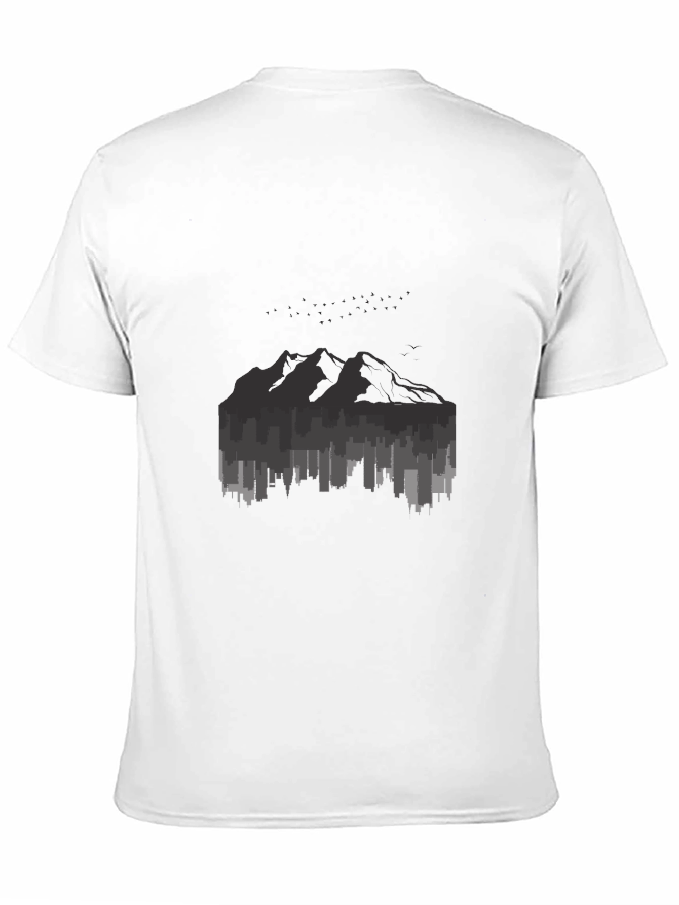 Cityscape Mountain Graphic Tee