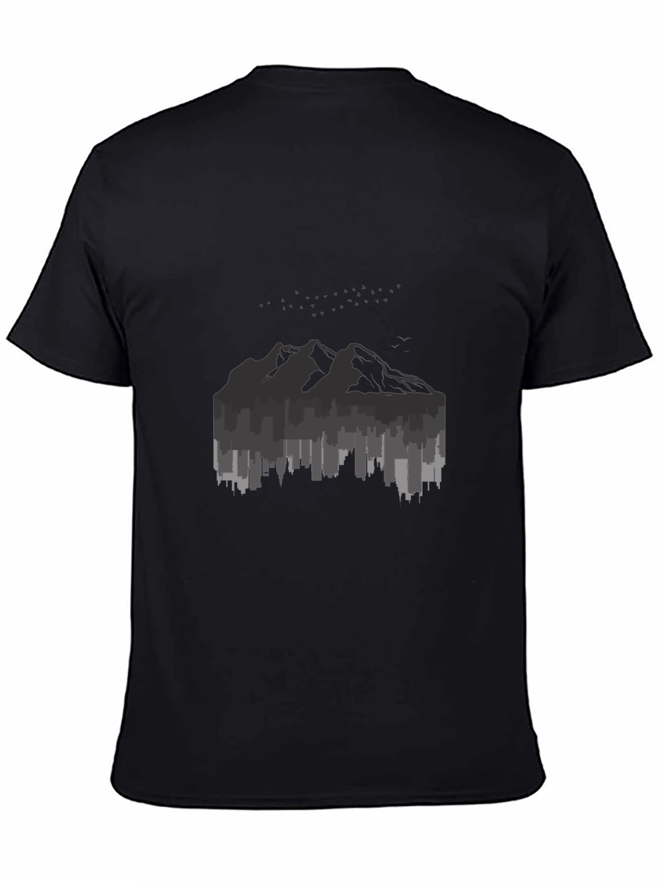 Cityscape Mountain Graphic Tee