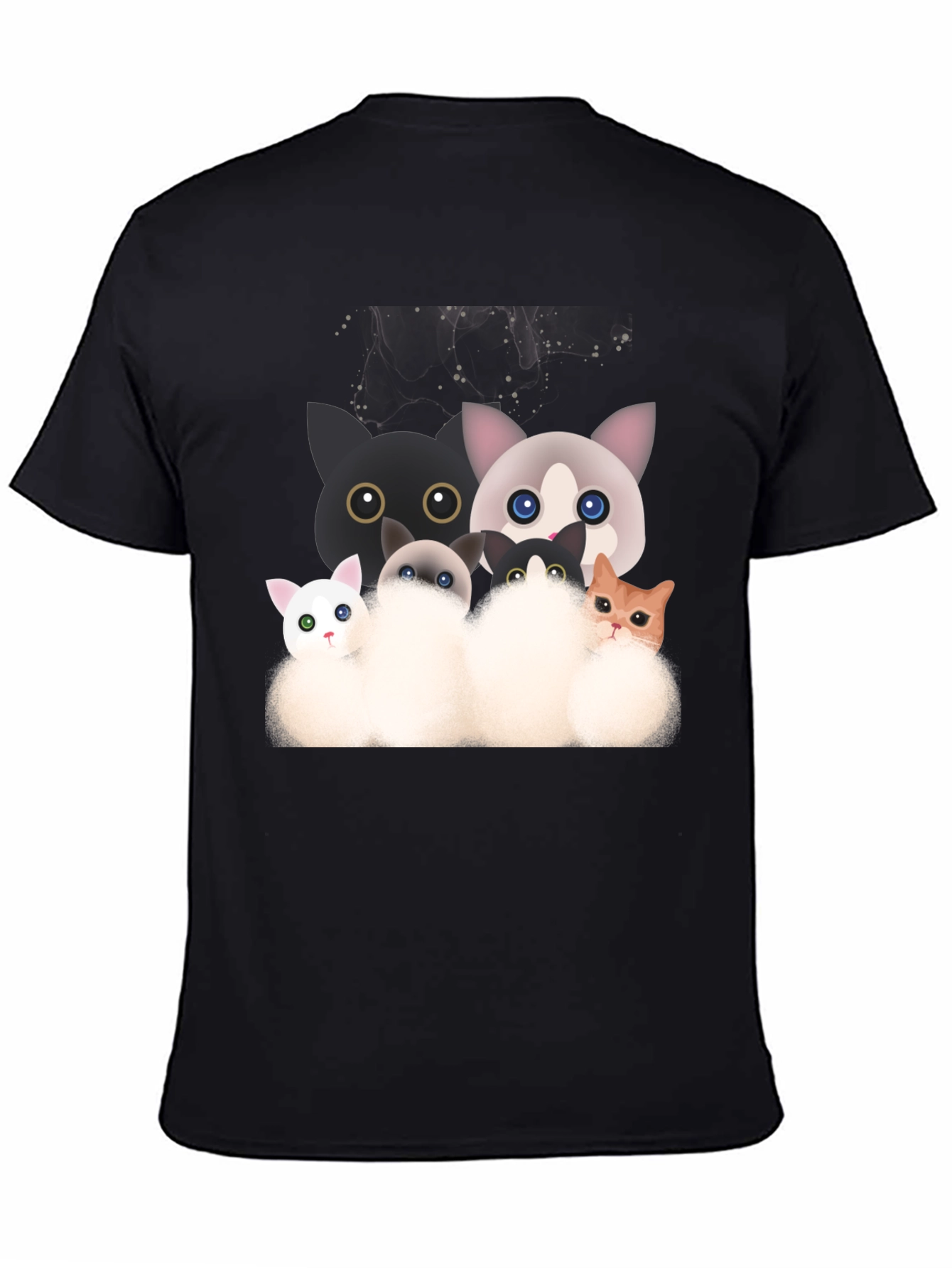 Cute Cartoon Cat T-Shirt