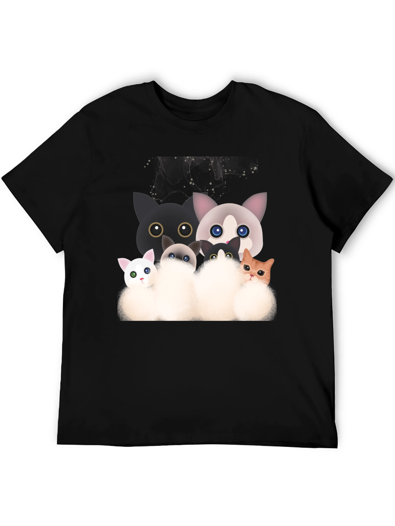 Cute Cartoon Cat T-Shirt
