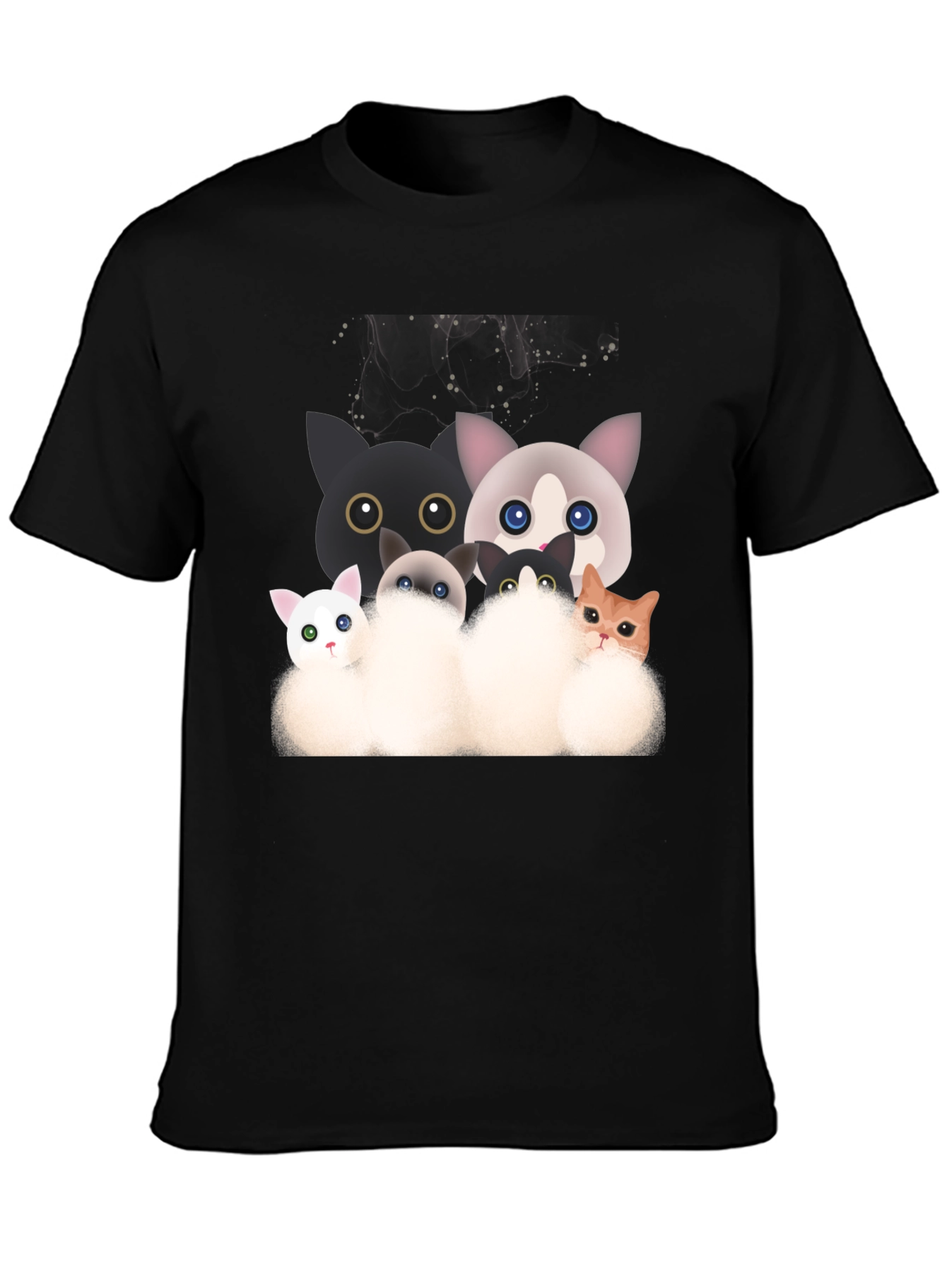 Cute Cartoon Cat T-Shirt