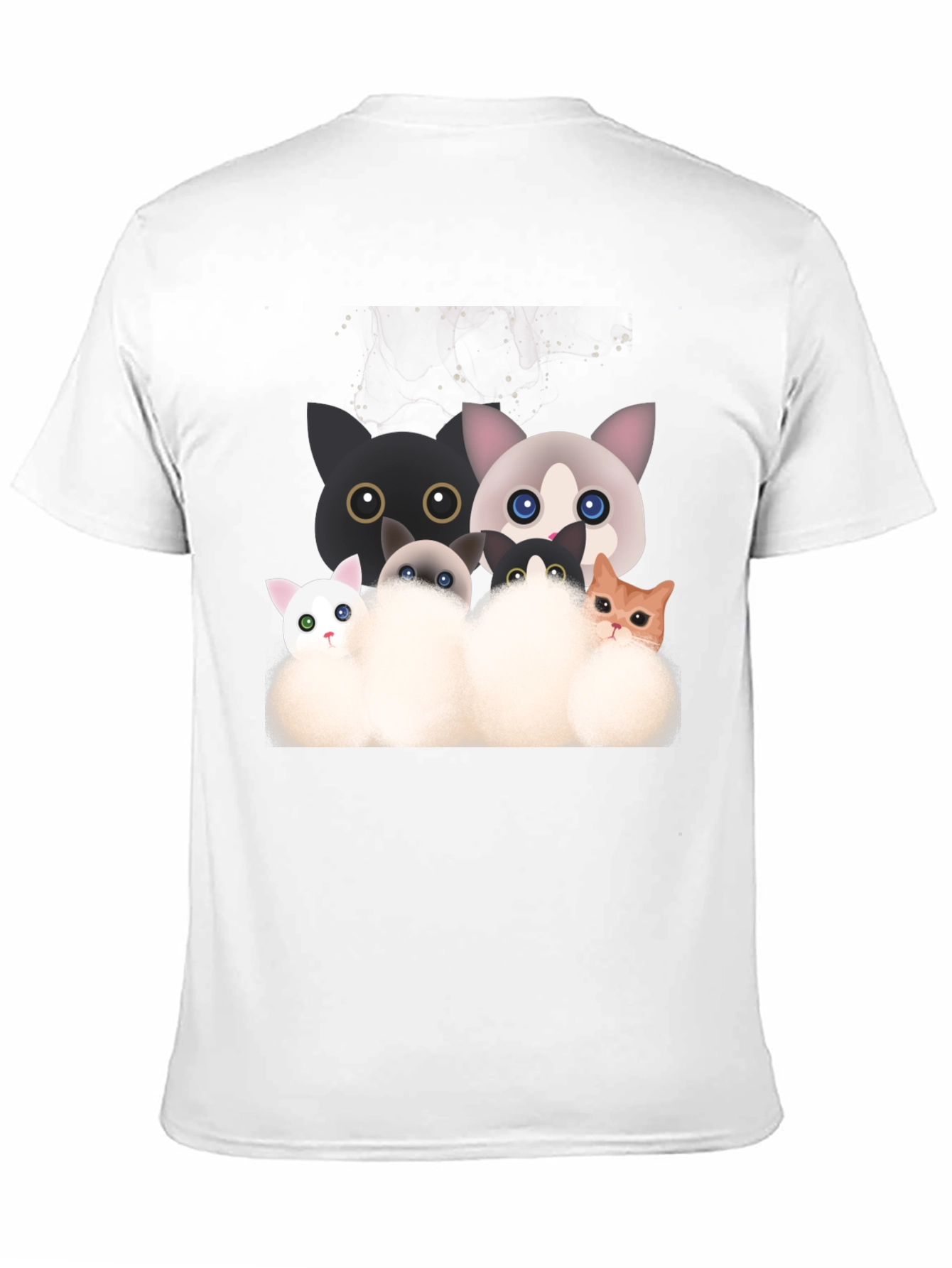 Cute Cartoon Cat T-Shirt