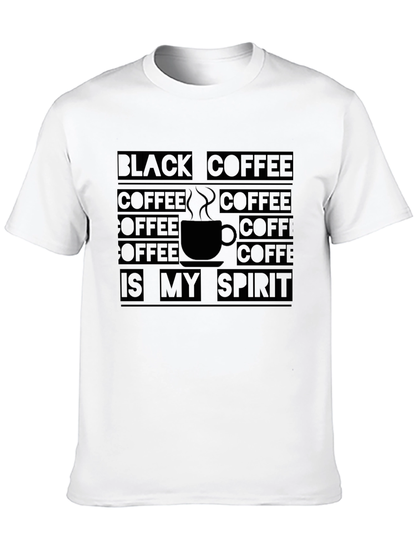 Black Coffee is My Spirit T-Shirt