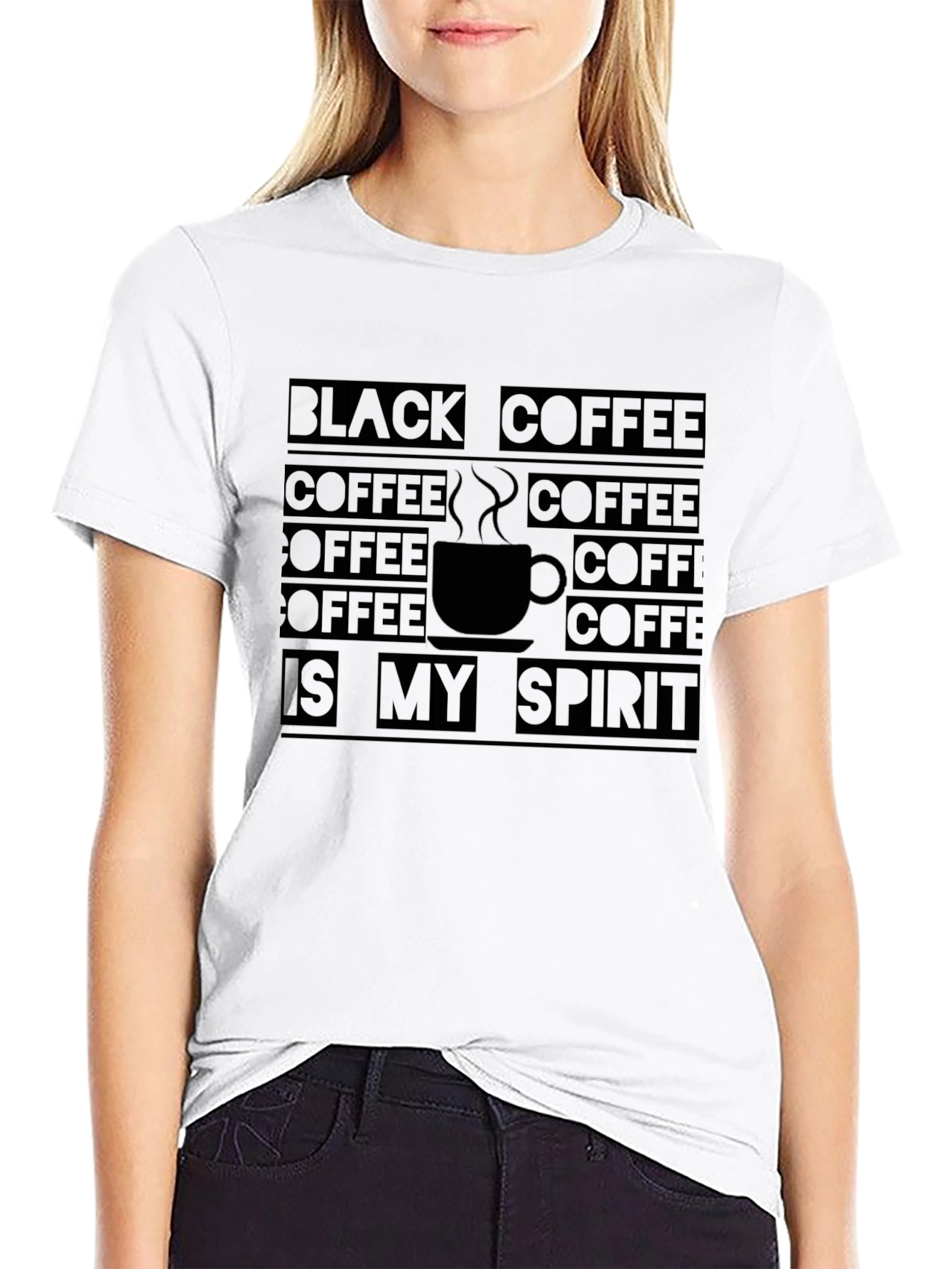 Black Coffee is My Spirit T-Shirt