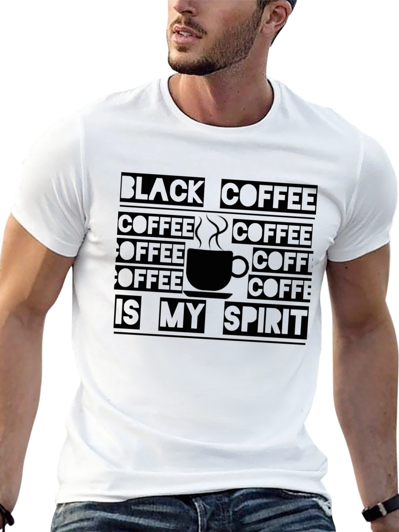 Black Coffee is My Spirit T-Shirt