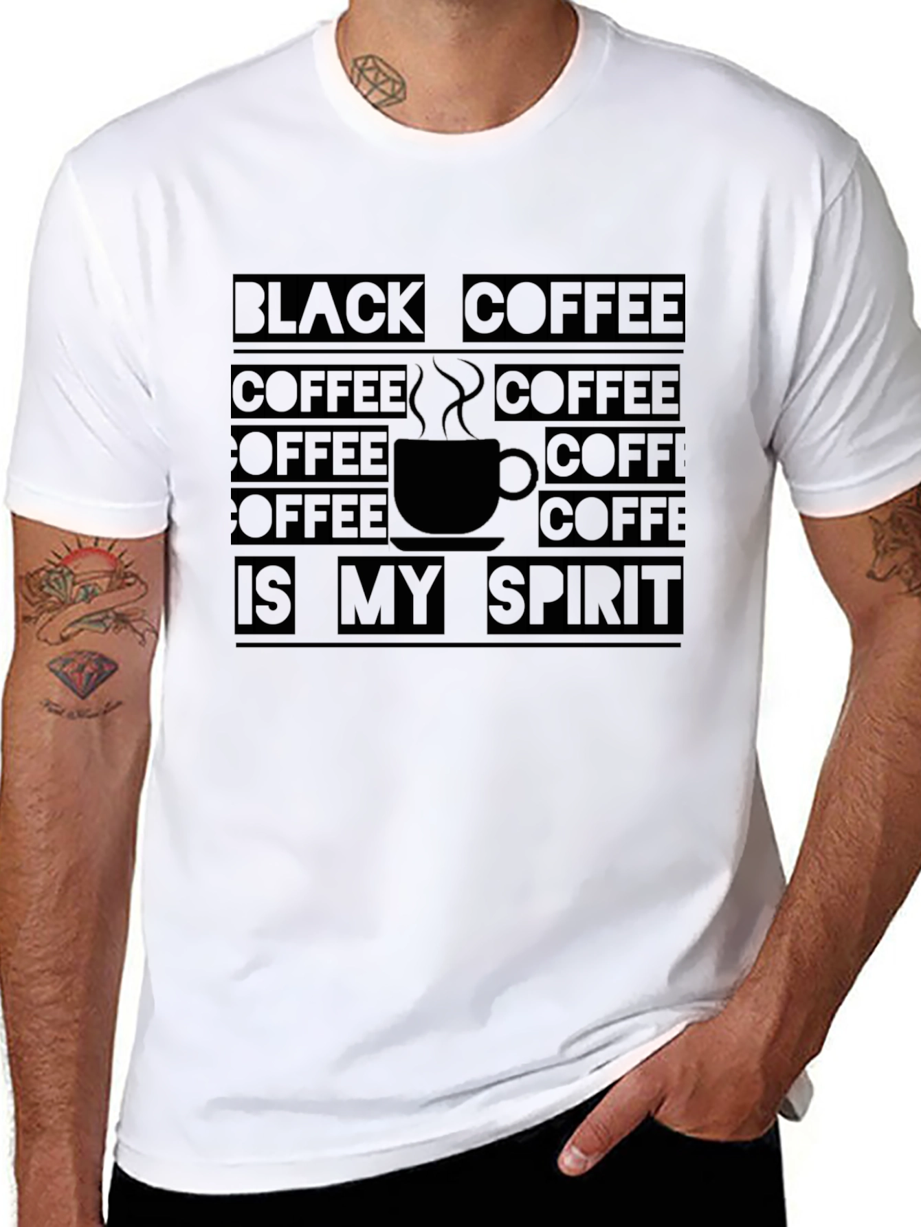 Black Coffee is My Spirit T-Shirt
