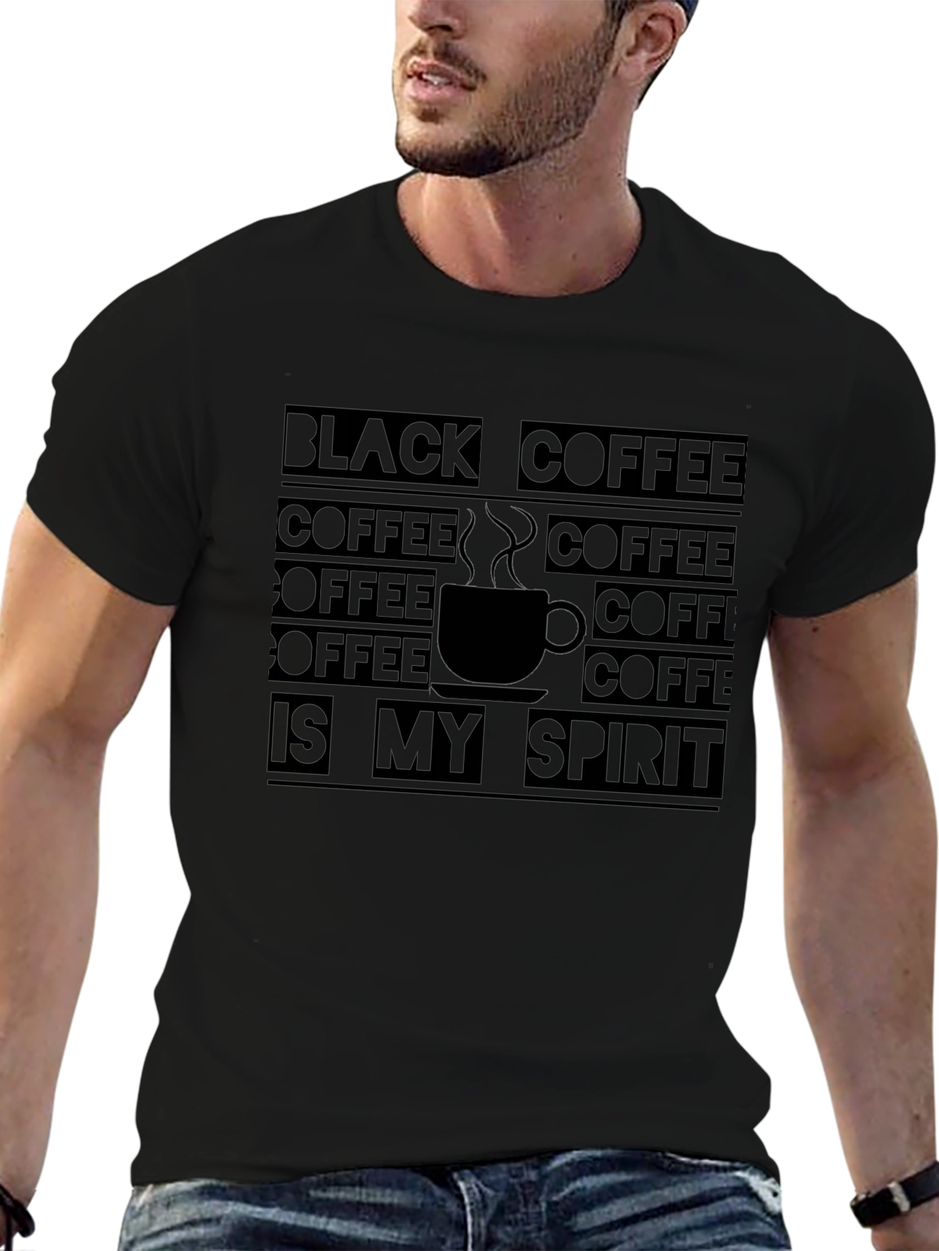 Black Coffee is My Spirit T-Shirt