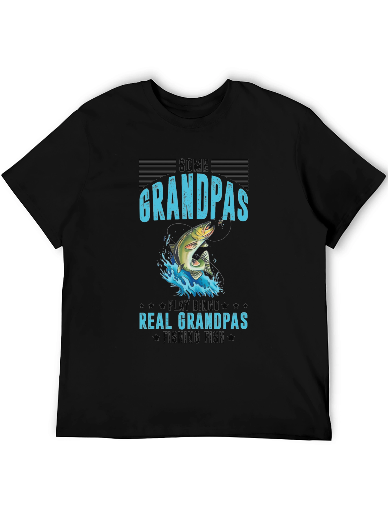 Fishing Grandpas T-Shirt - Real Grandpas Fish