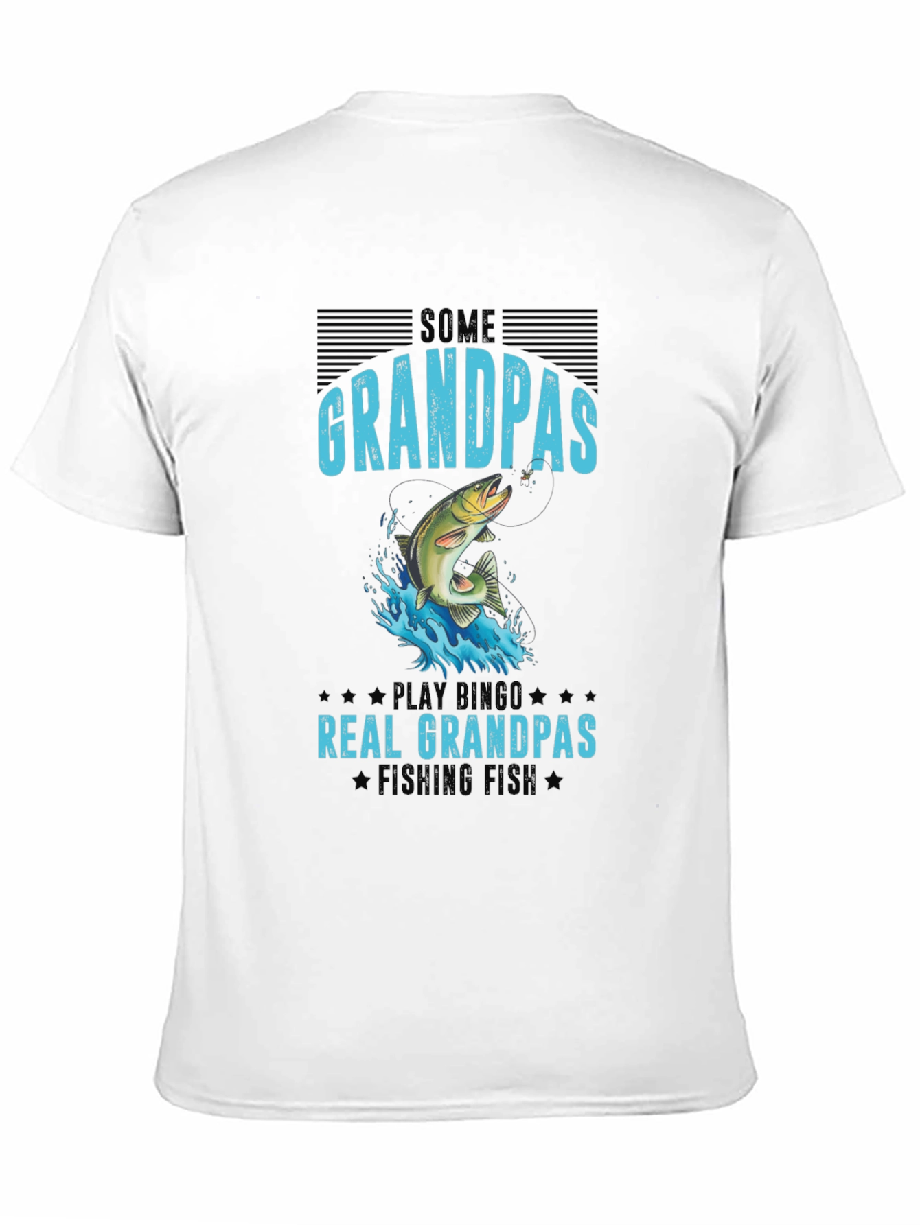 Fishing Grandpas T-Shirt - Real Grandpas Fish
