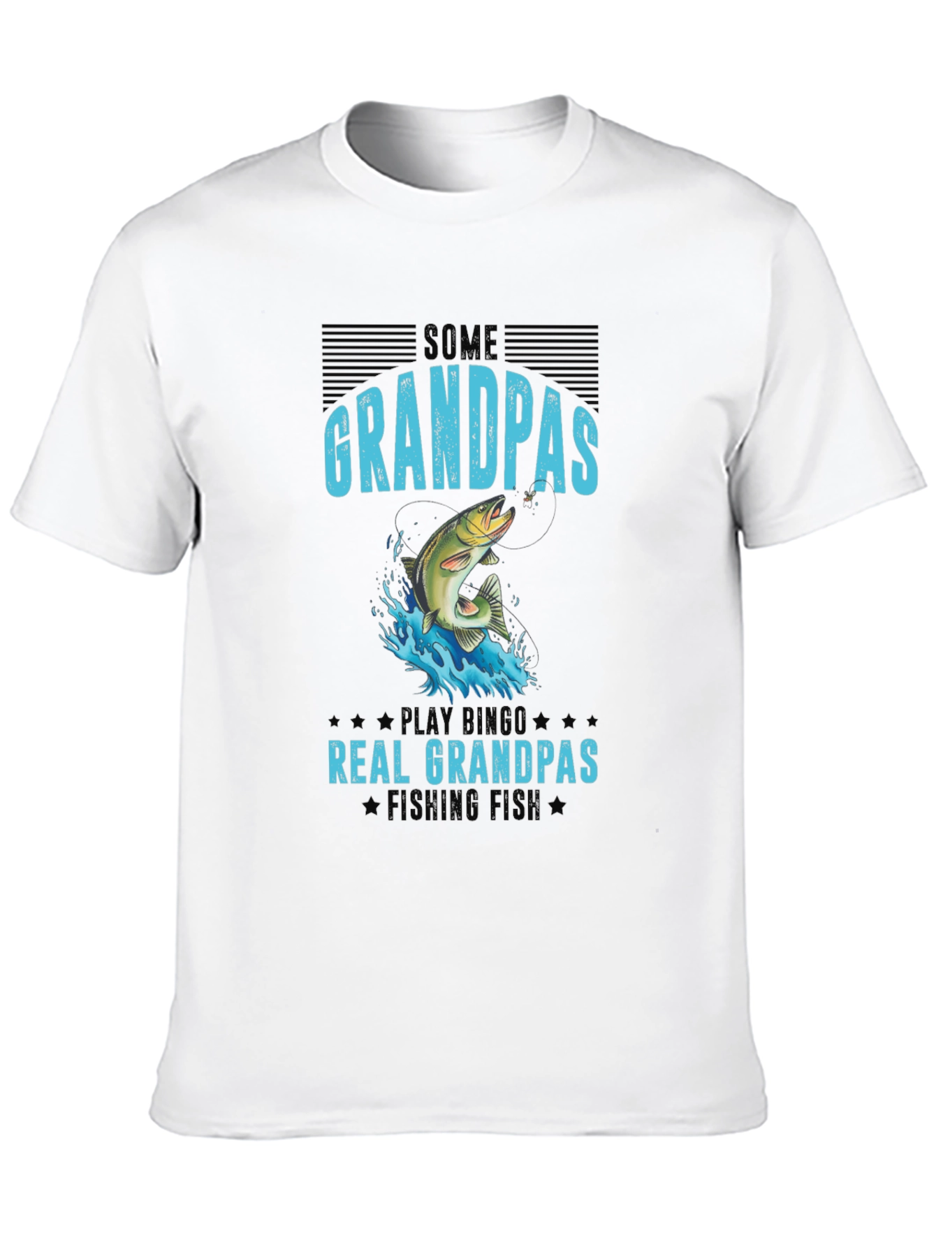 Fishing Grandpas T-Shirt - Real Grandpas Fish
