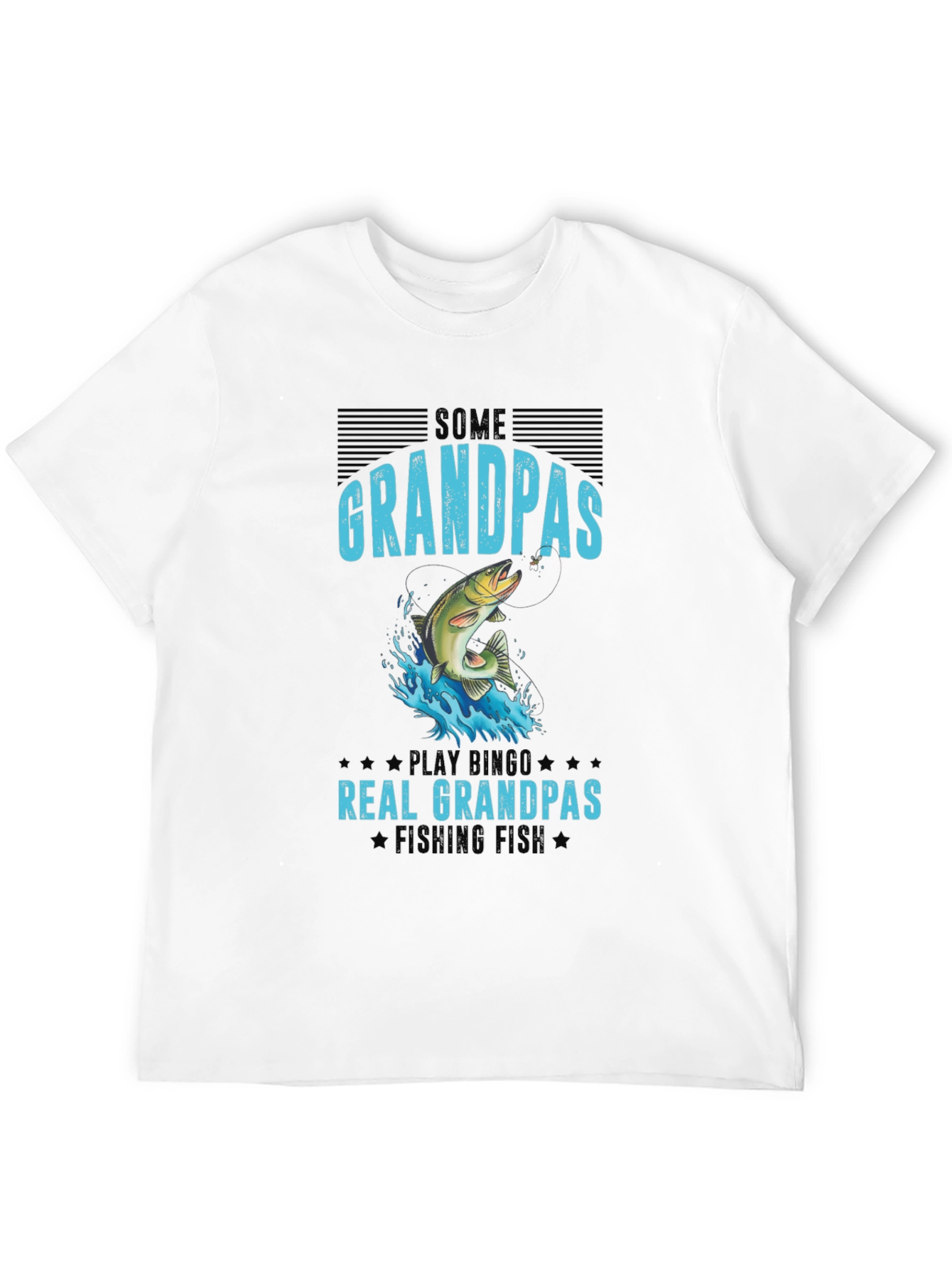 Fishing Grandpas T-Shirt - Real Grandpas Fish