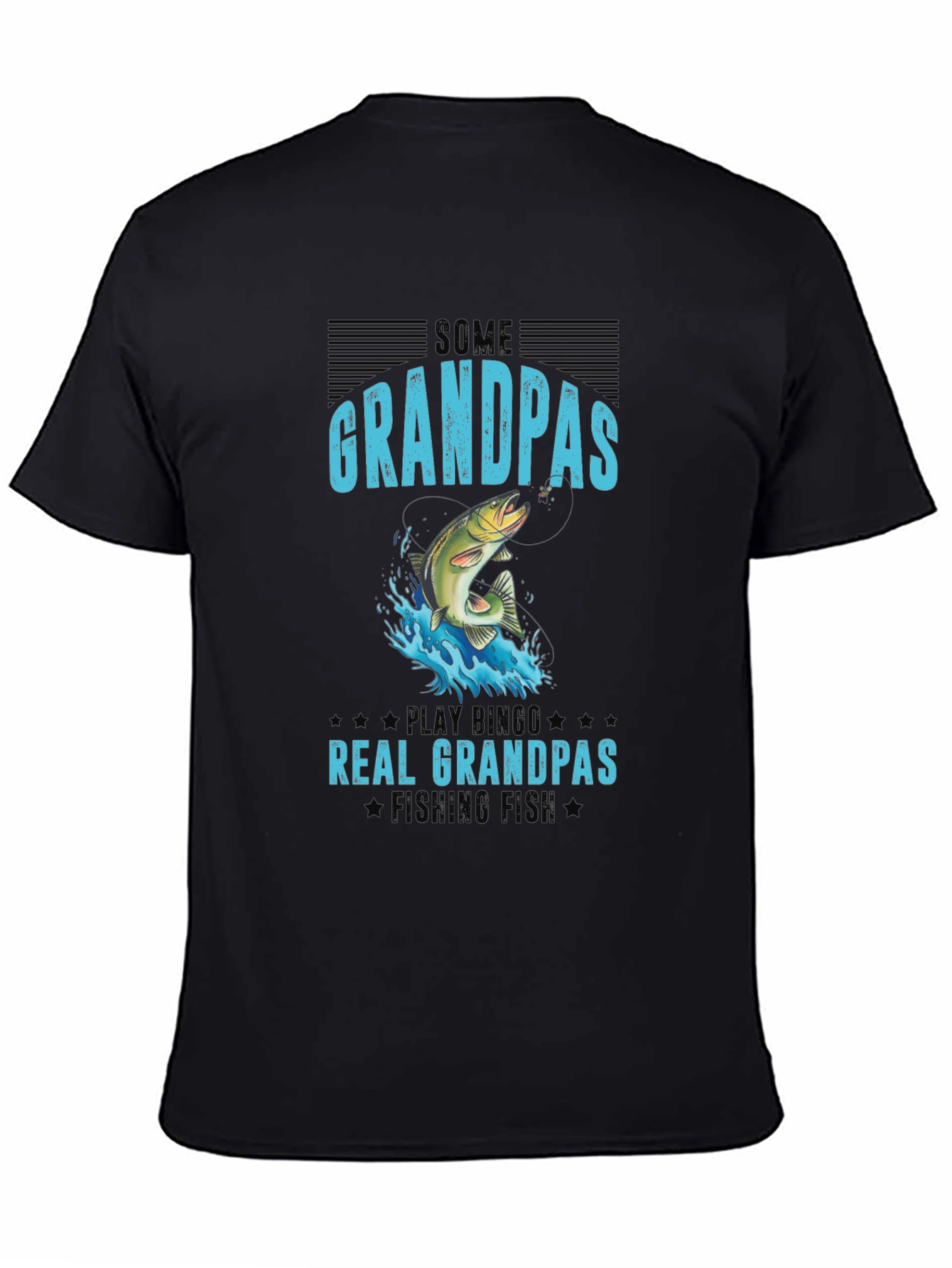 Fishing Grandpas T-Shirt - Real Grandpas Fish