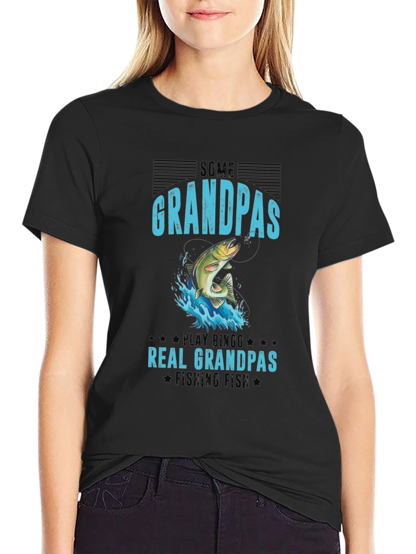 Fishing Grandpas T-Shirt - Real Grandpas Fish