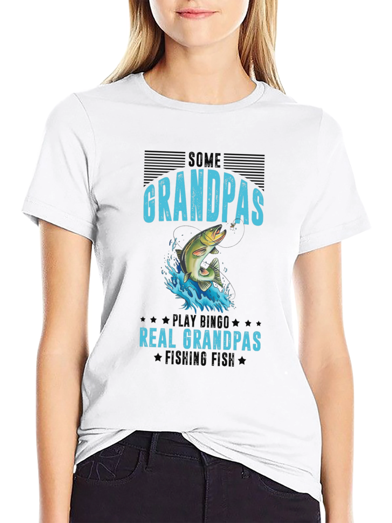 Fishing Grandpas T-Shirt - Real Grandpas Fish