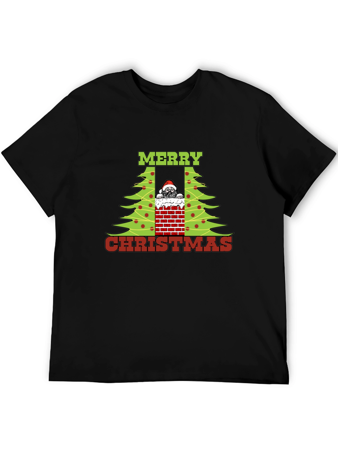 Merry Christmas Dog Chimney T-Shirt