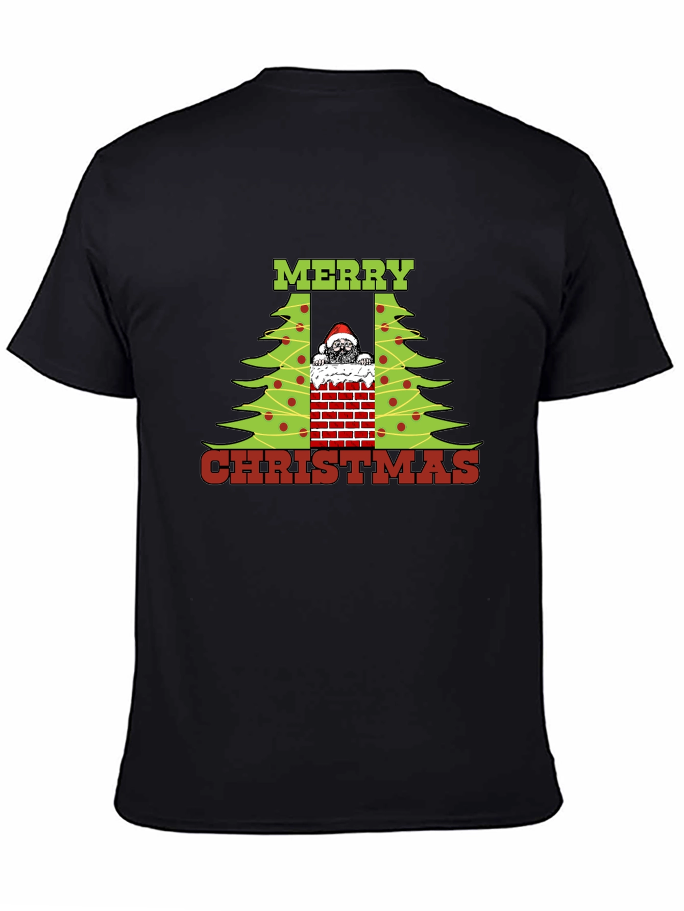 Merry Christmas Dog Chimney T-Shirt