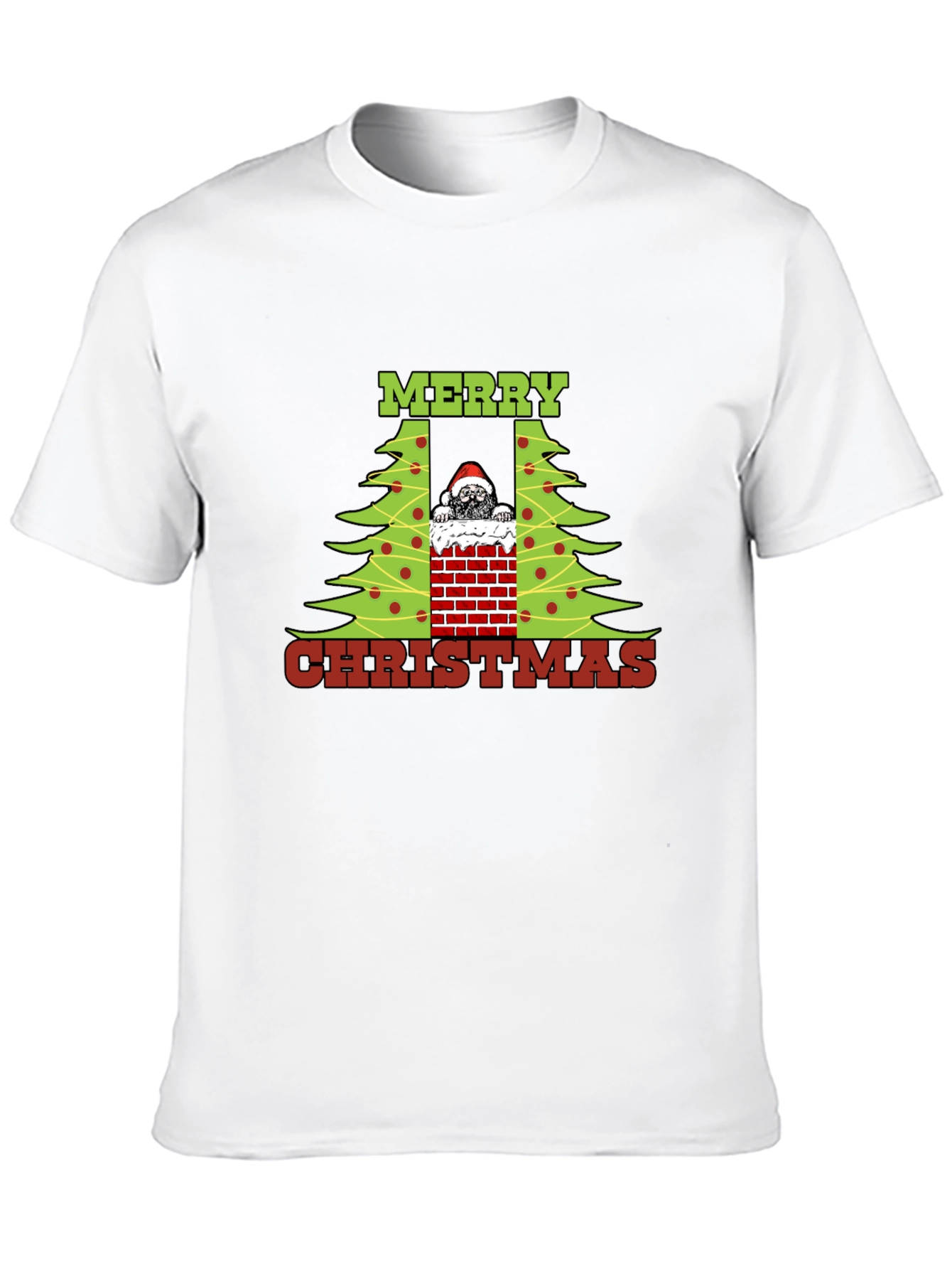 Merry Christmas Dog Chimney T-Shirt