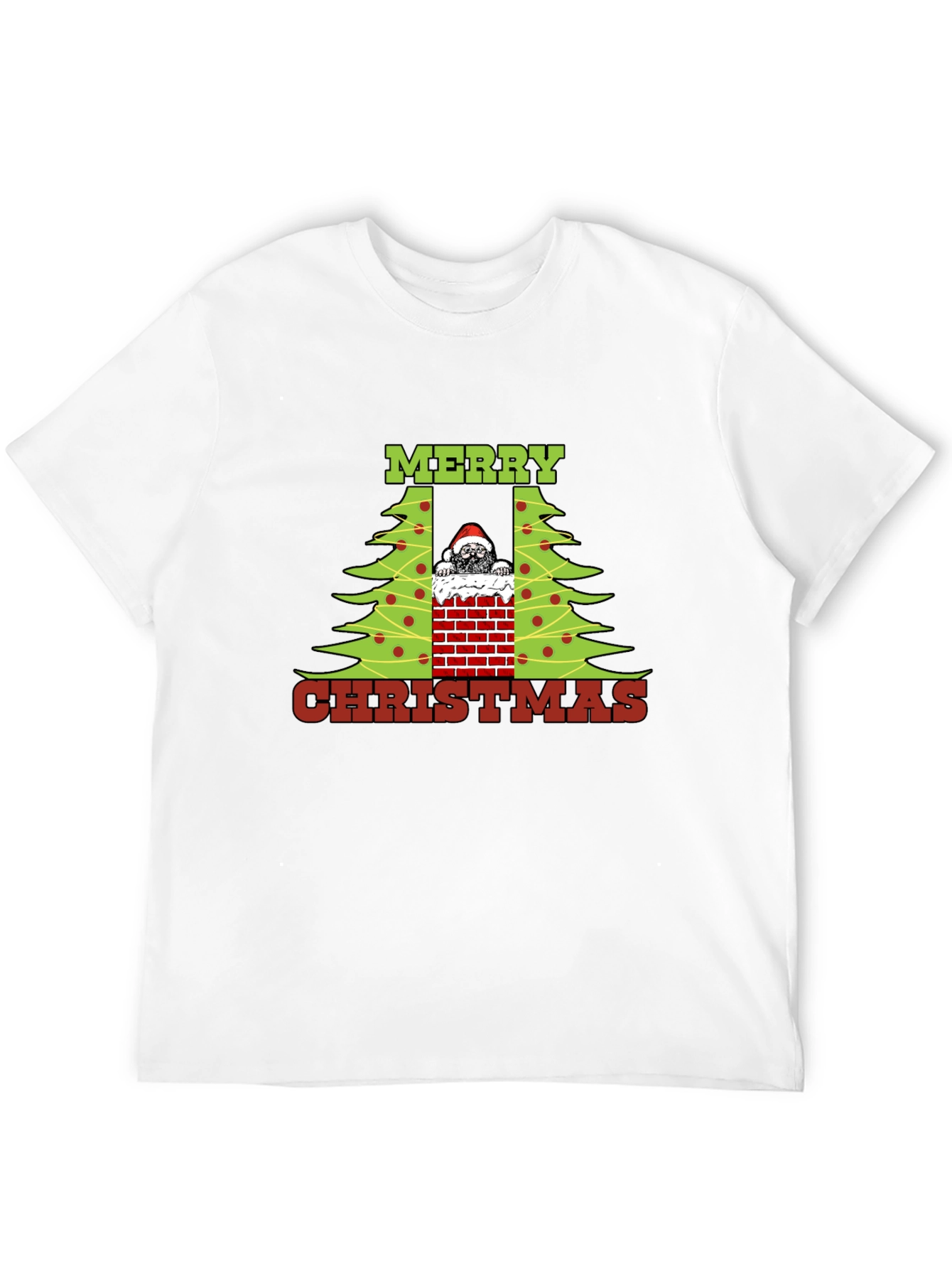 Merry Christmas Dog Chimney T-Shirt