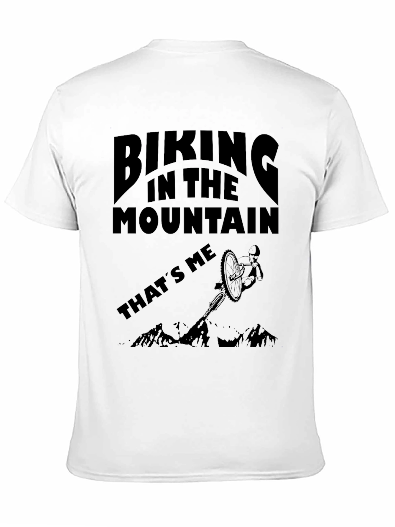 Biking in the Mountain Graphic Tee