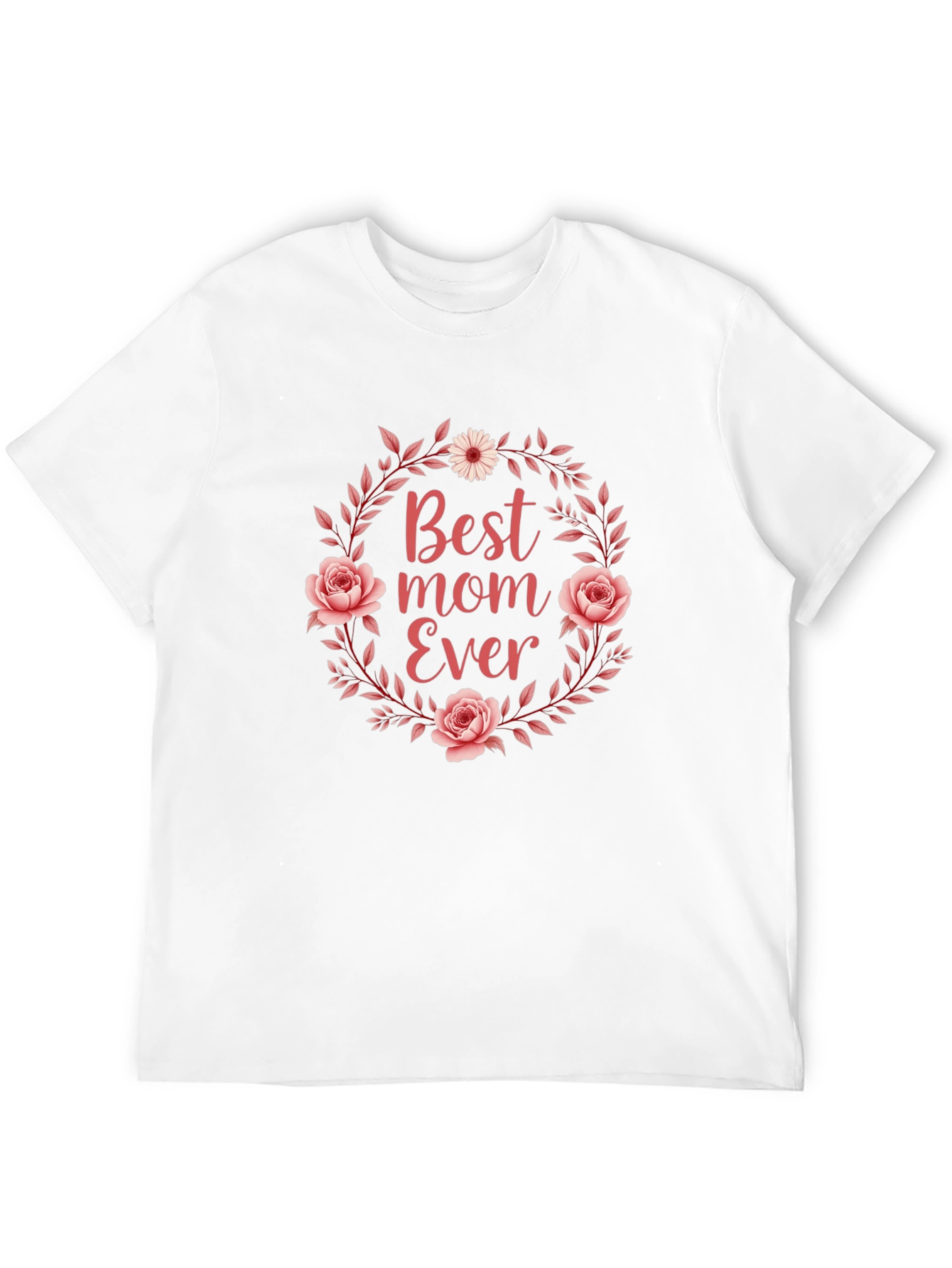 Best Mom Ever Floral T-Shirt